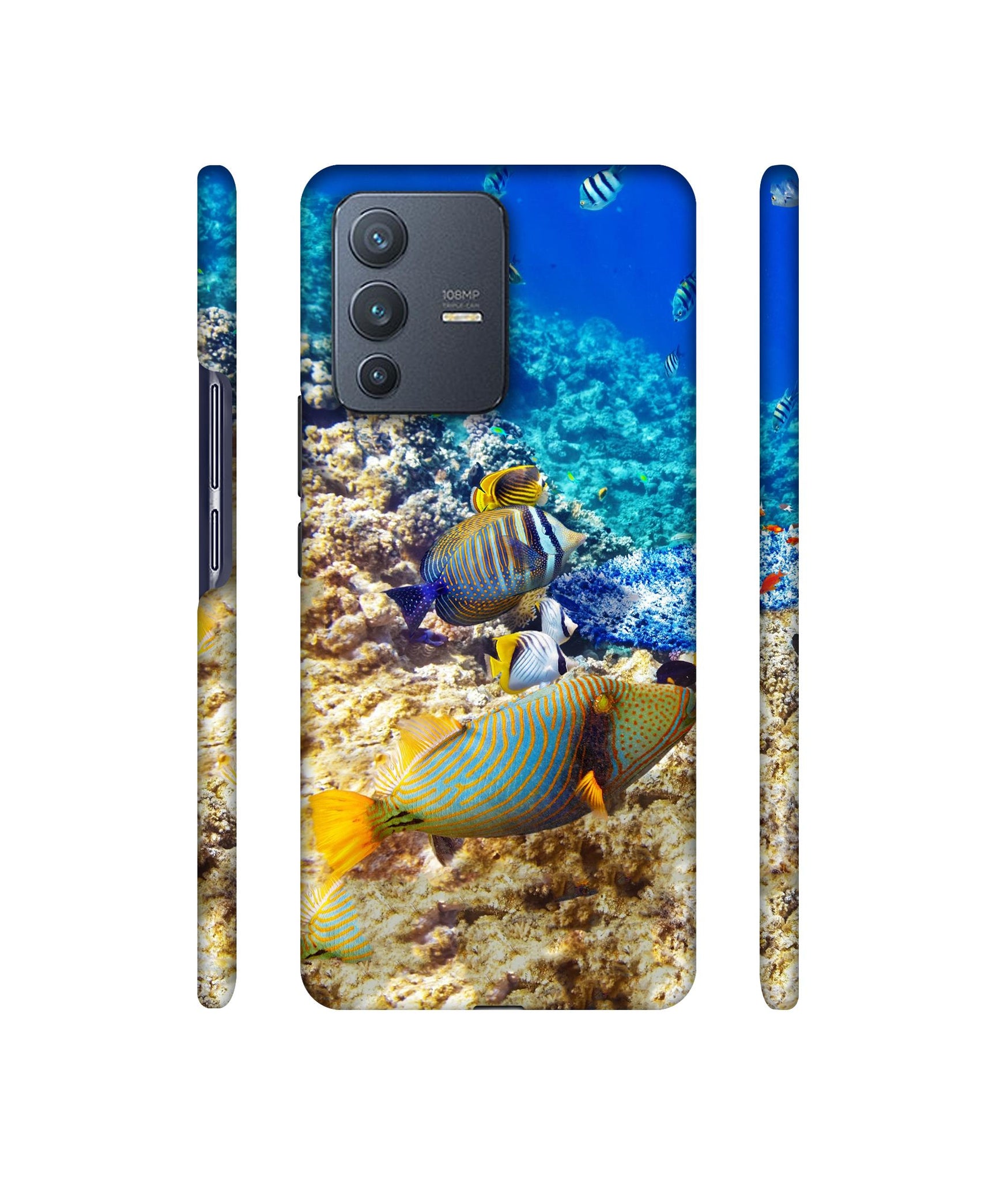 Underwater World Designer Hard Back Cover for Vivo V23 Pro 5G