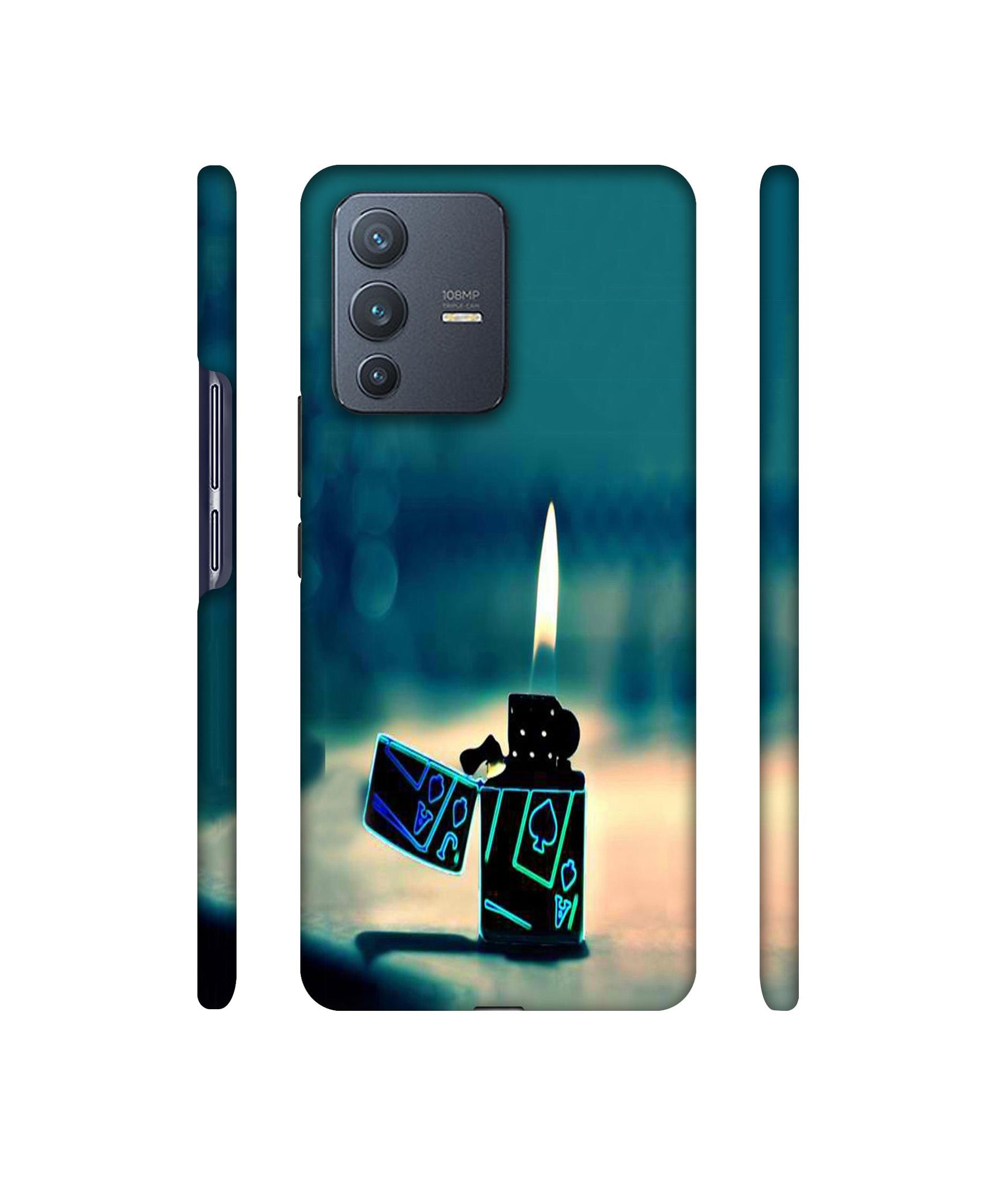 Cigrate Lighter Designer Hard Back Cover for Vivo V23 Pro 5G