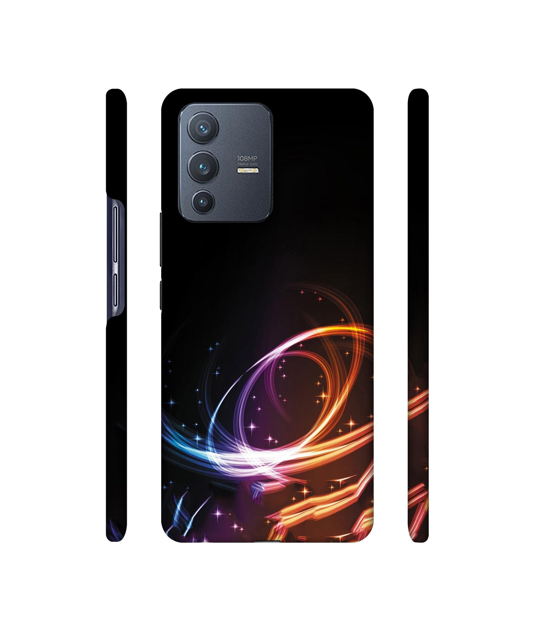 Abstract Background Designer Hard Back Cover for Vivo V23 Pro 5G