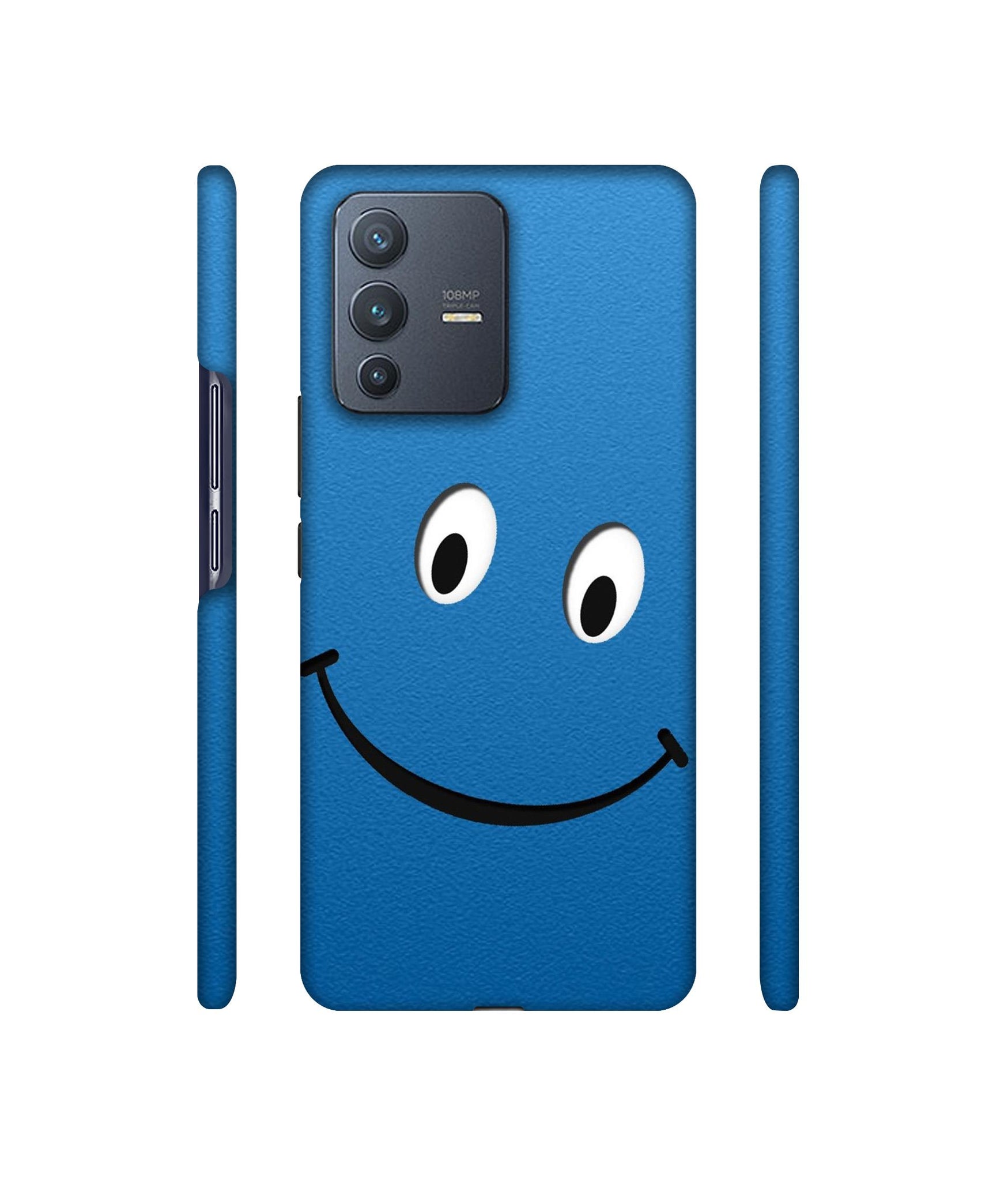 Smile Face Designer Hard Back Cover for Vivo V23 Pro 5G