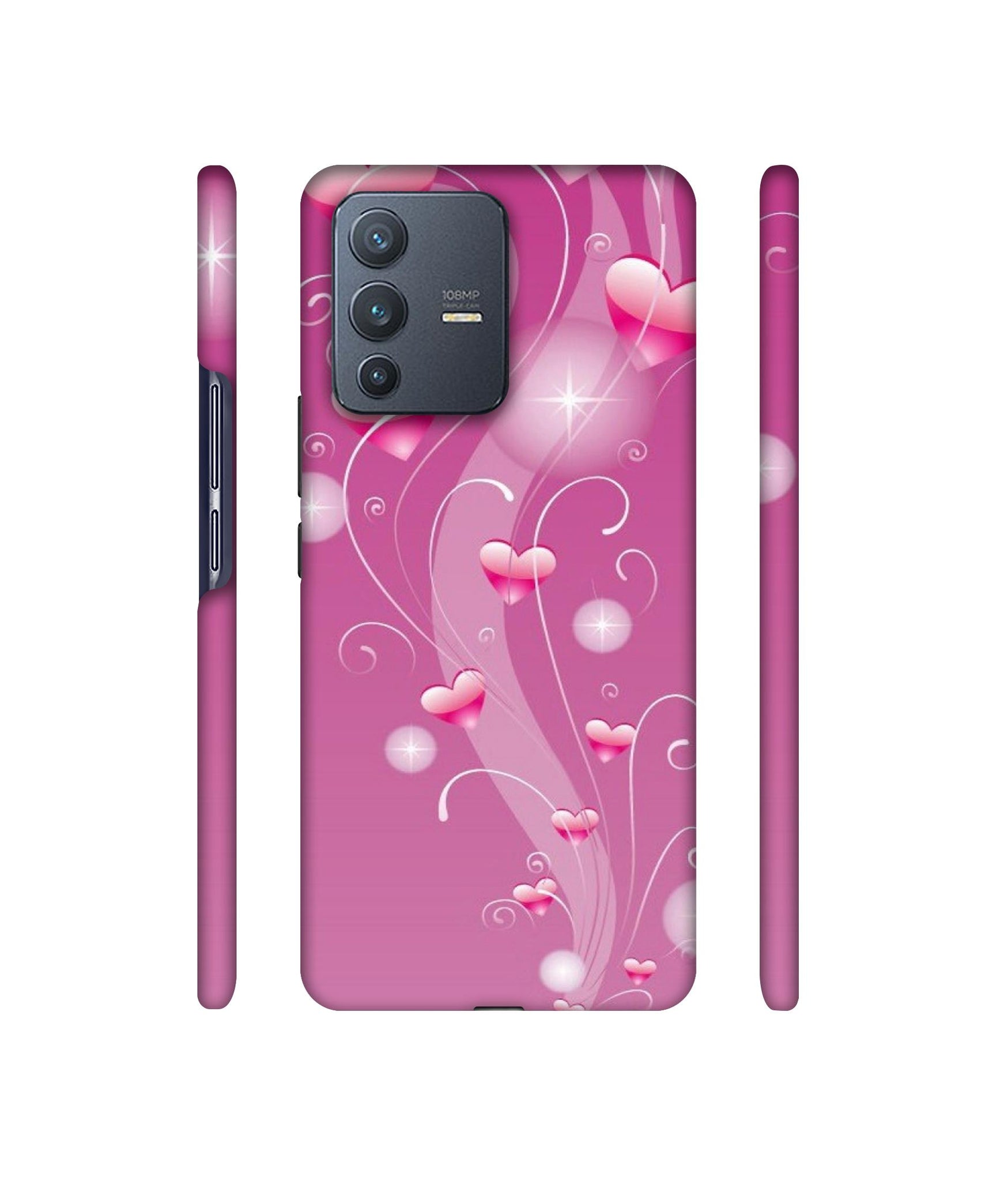 Tea White Designer Hard Back Cover for Vivo V23 Pro 5G