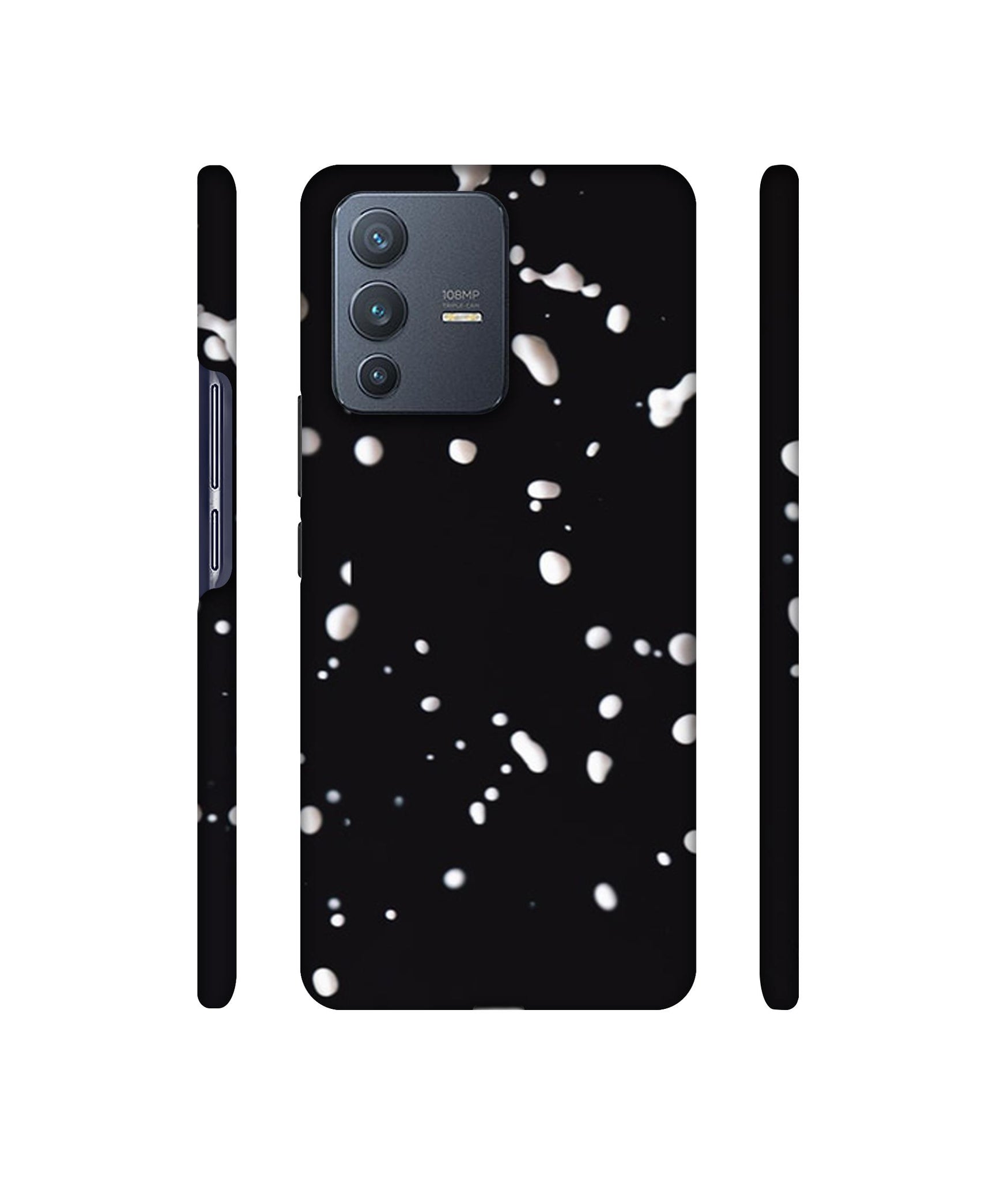 Milk Splash Designer Hard Back Cover for Vivo V23 Pro 5G