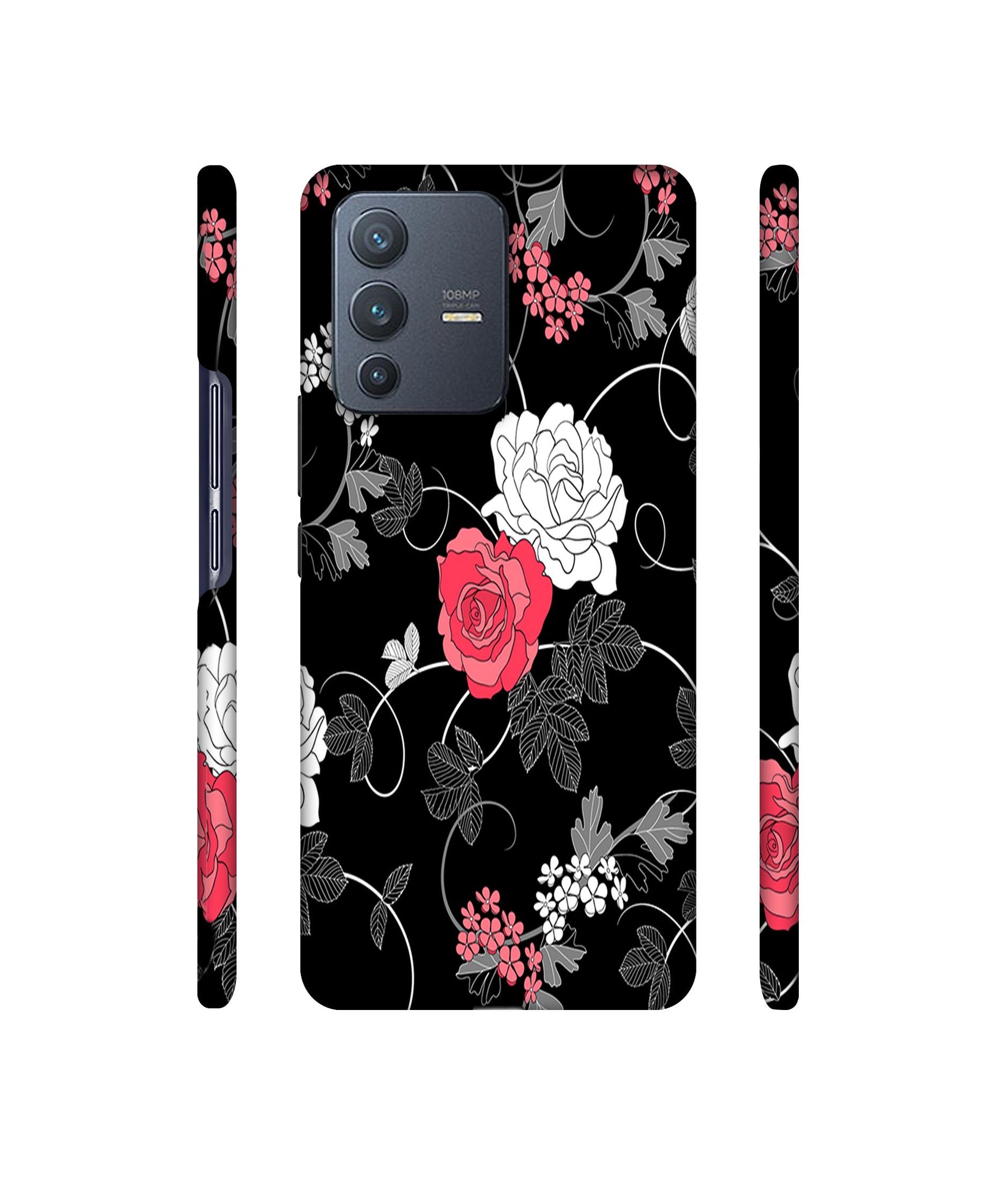 Roses Designer Hard Back Cover for Vivo V23 Pro 5G