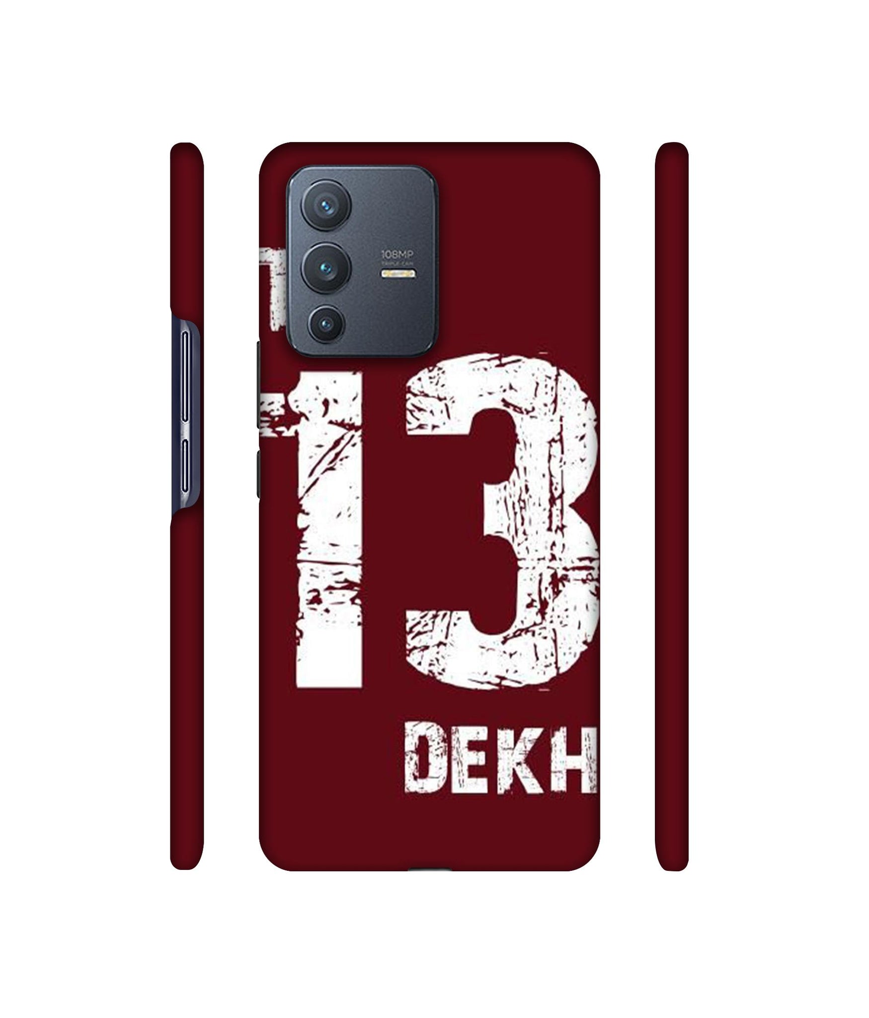 Tu 13 Dekh Designer Hard Back Cover for Vivo V23 Pro 5G