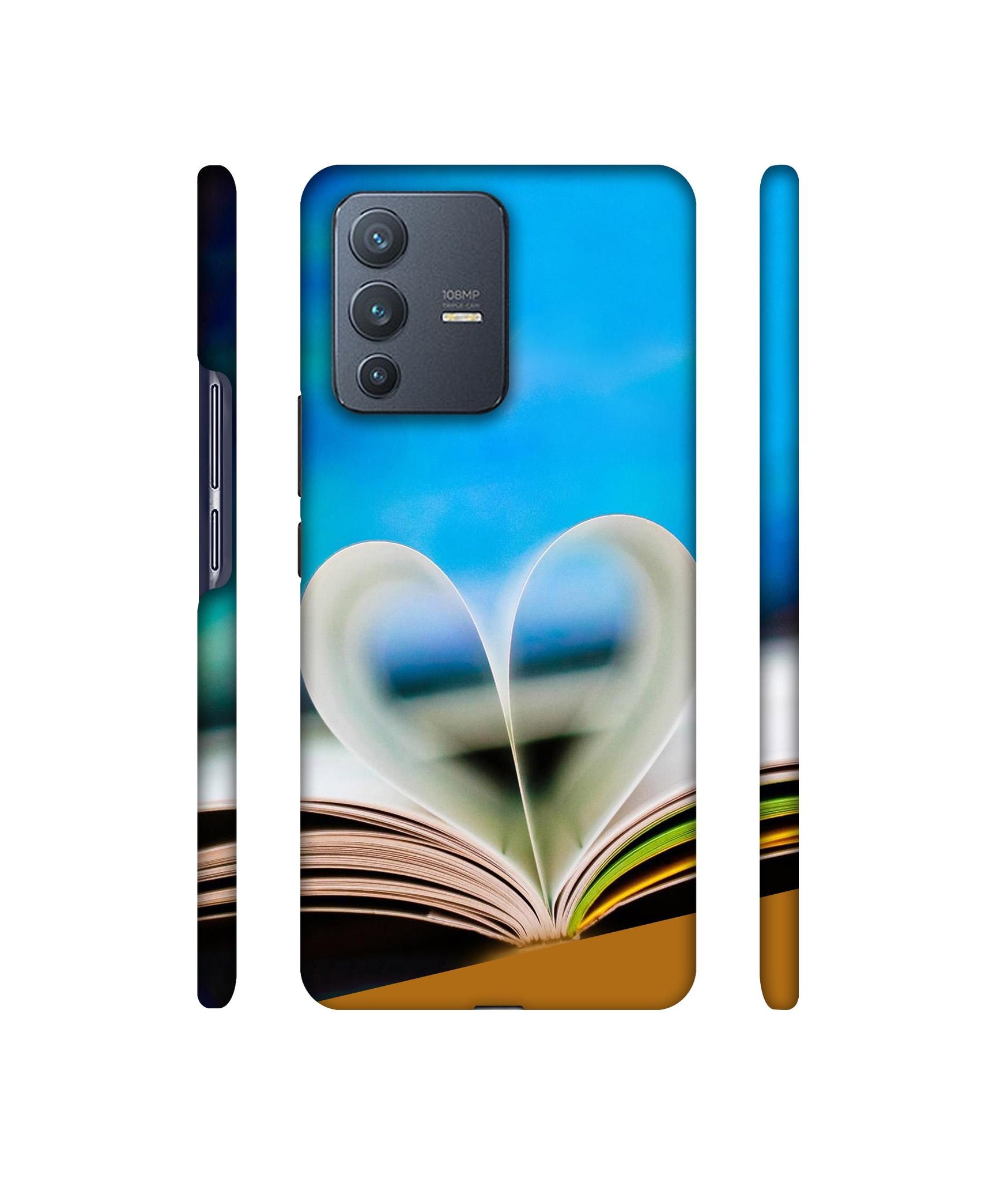 Love Book Designer Hard Back Cover for Vivo V23 Pro 5G