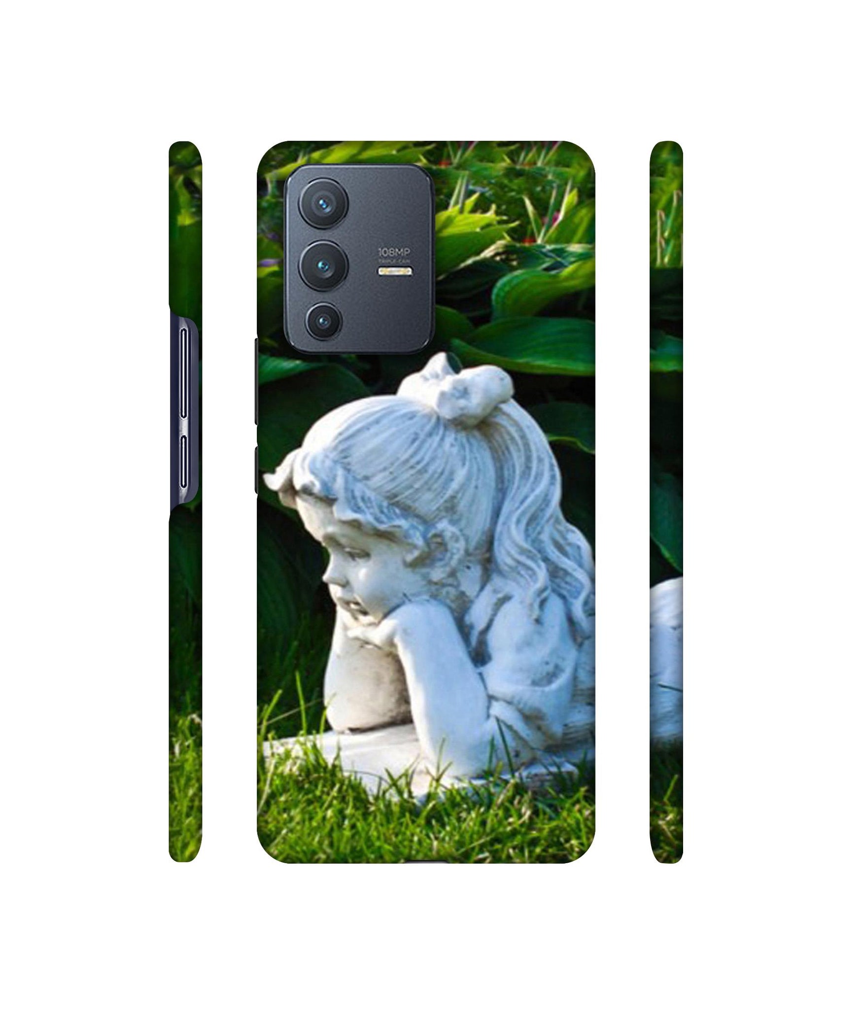Statue of Girl Designer Hard Back Cover for Vivo V23 Pro 5G