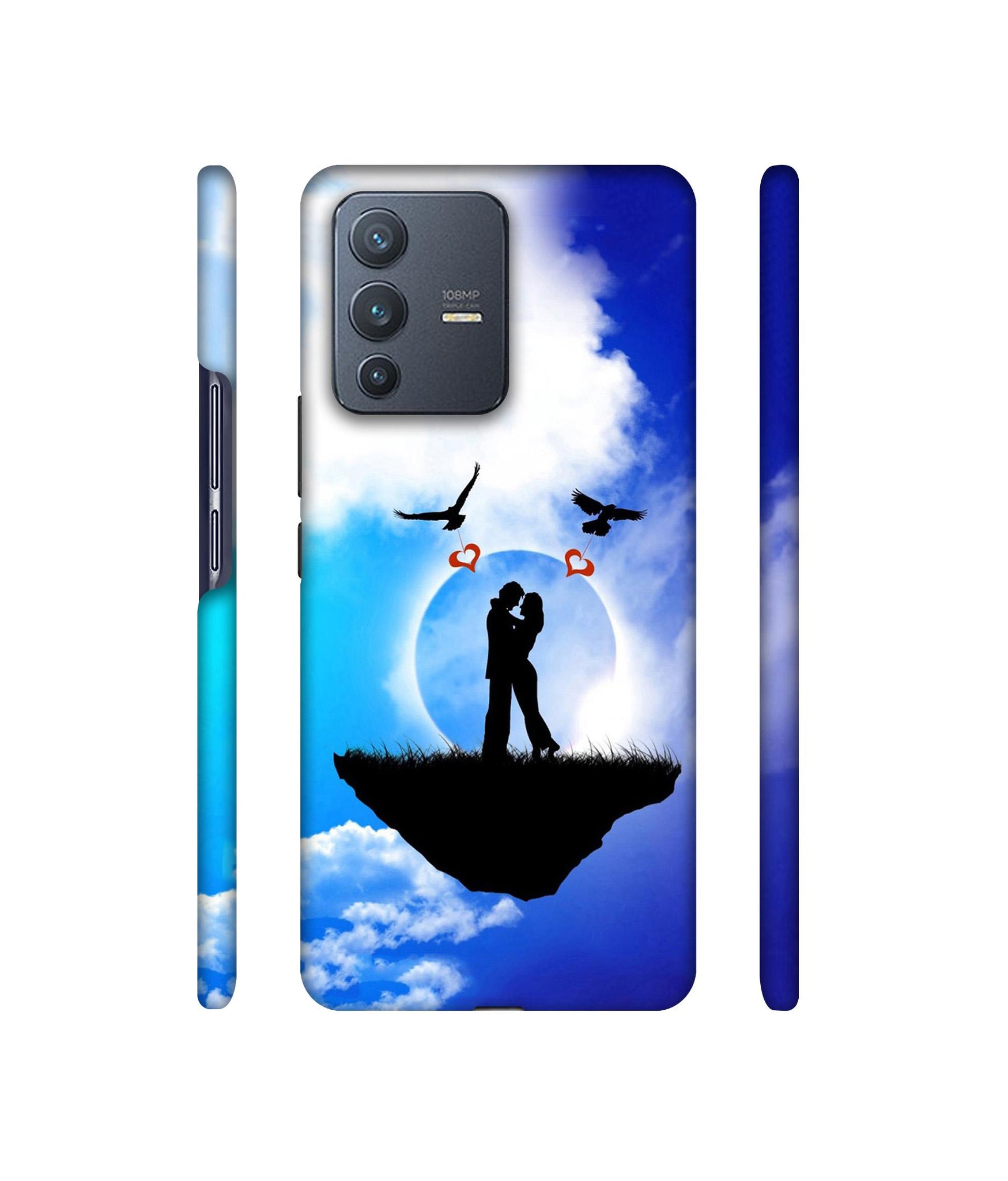 Flying Love Designer Hard Back Cover for Vivo V23 Pro 5G