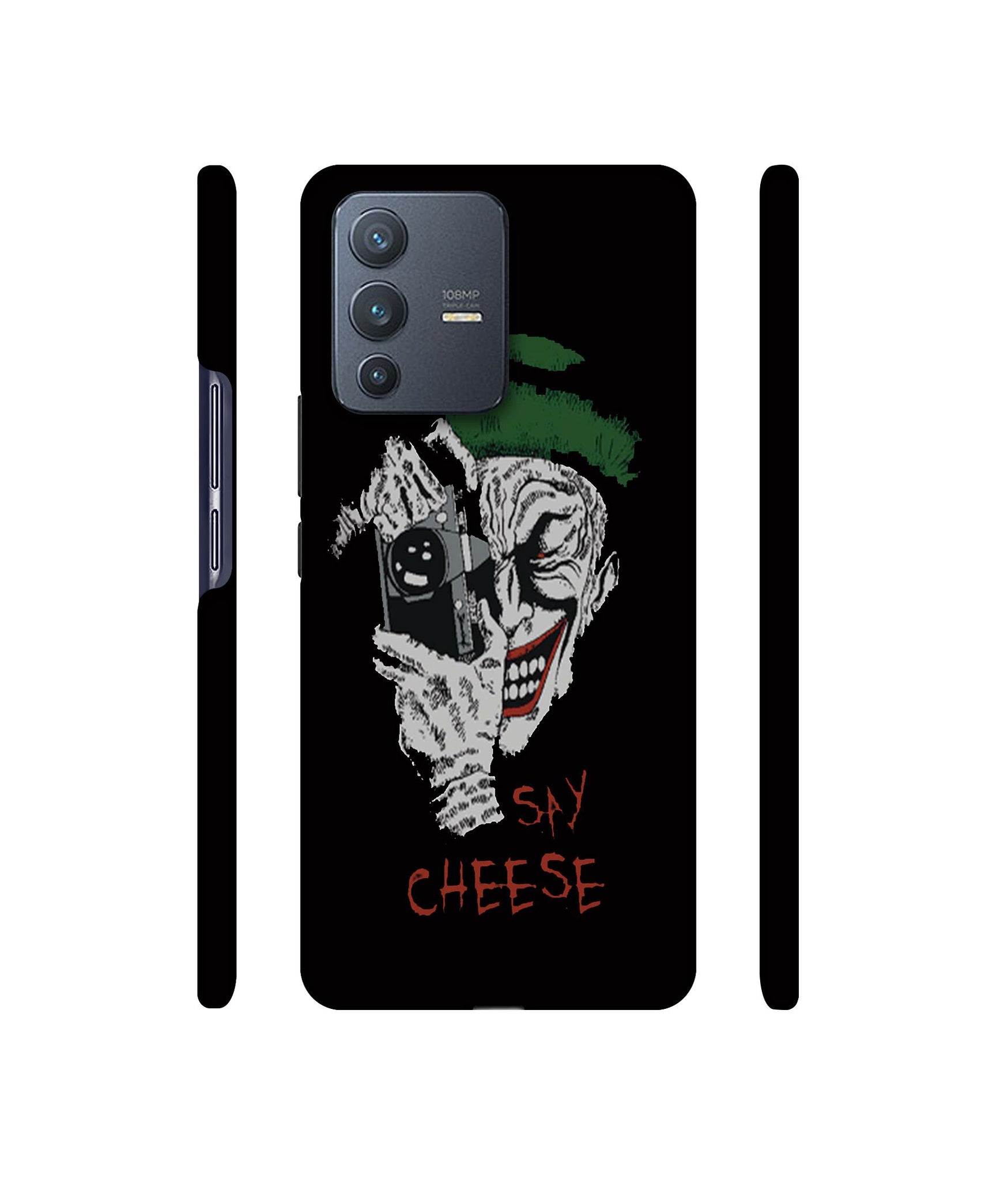 Joker Say Cheese Designer Hard Back Cover for Vivo V23 Pro 5G