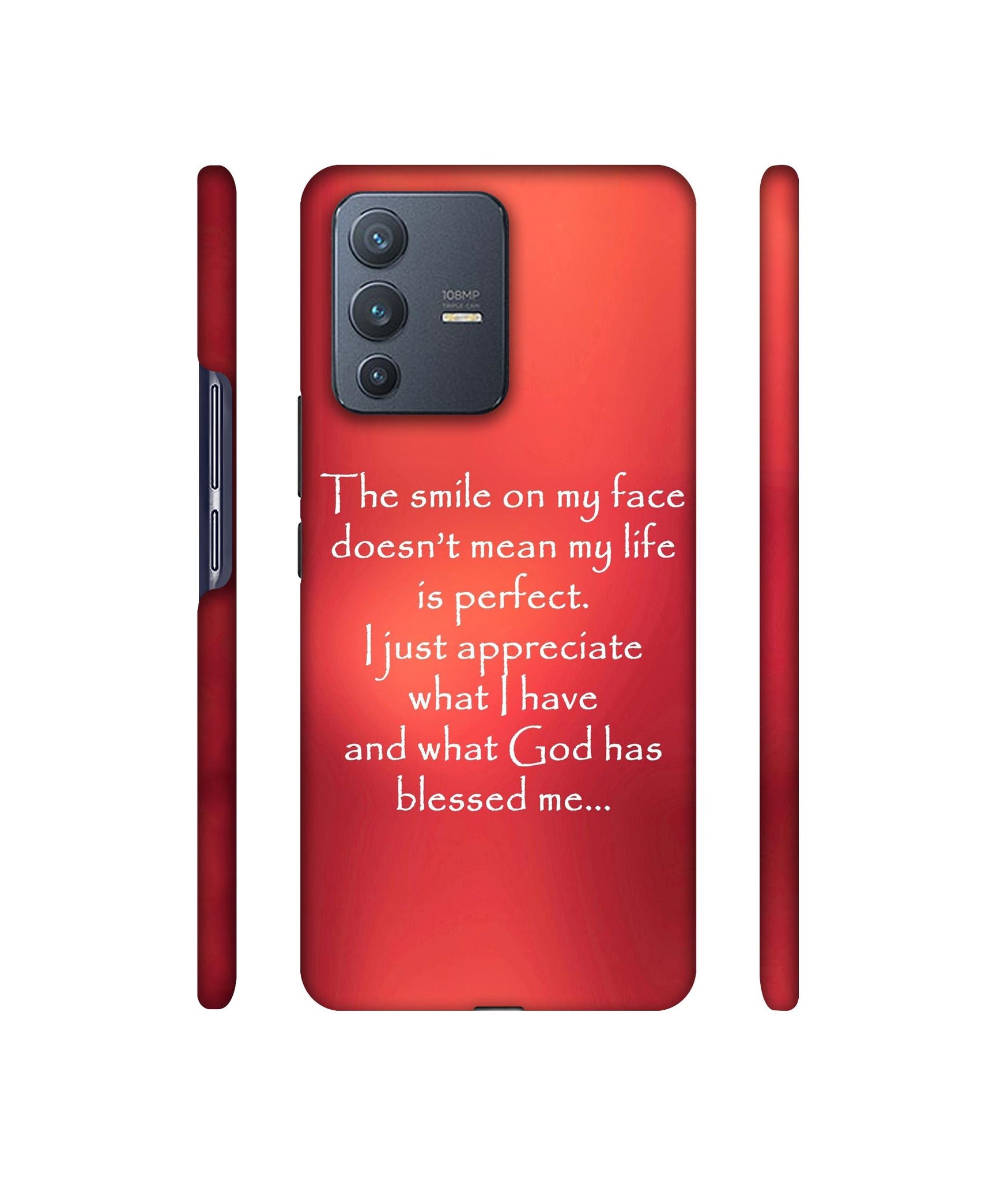 Quotes On Life Designer Hard Back Cover for Vivo V23 Pro 5G