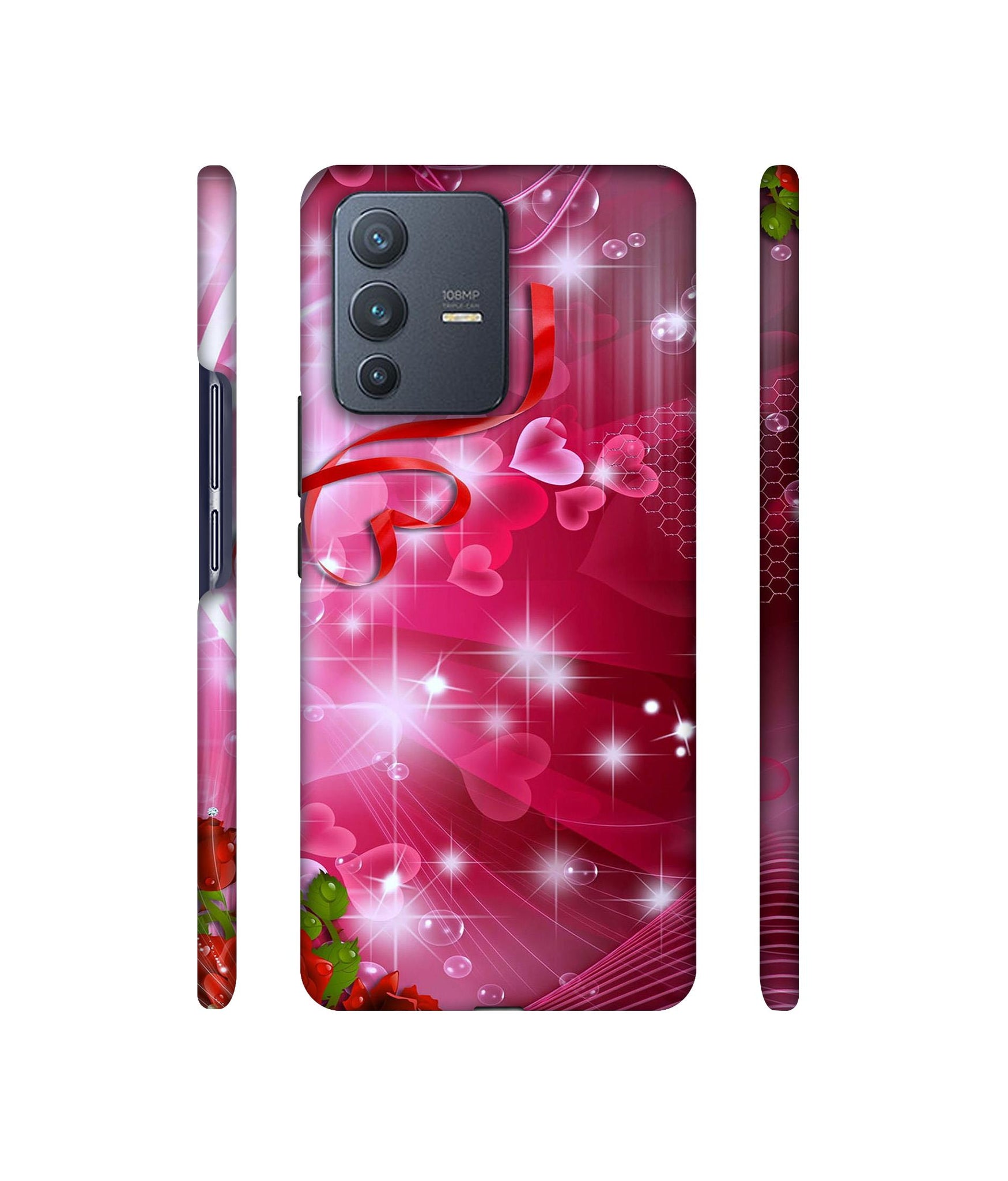 Love Designer Hard Back Cover for Vivo V23 Pro 5G