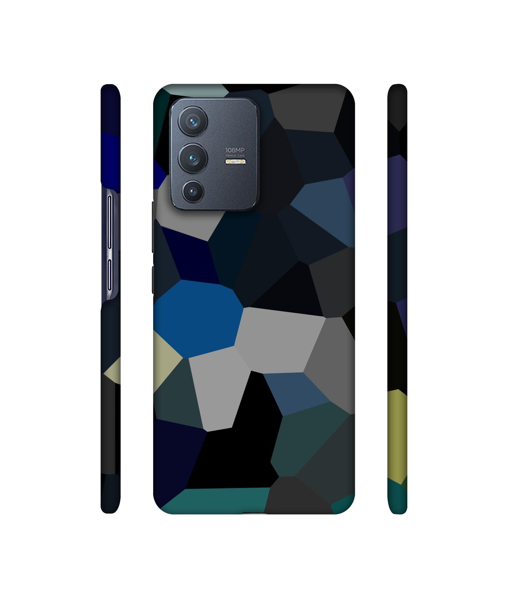 Mathematical Shape Designer Hard Back Cover for Vivo V23 Pro 5G