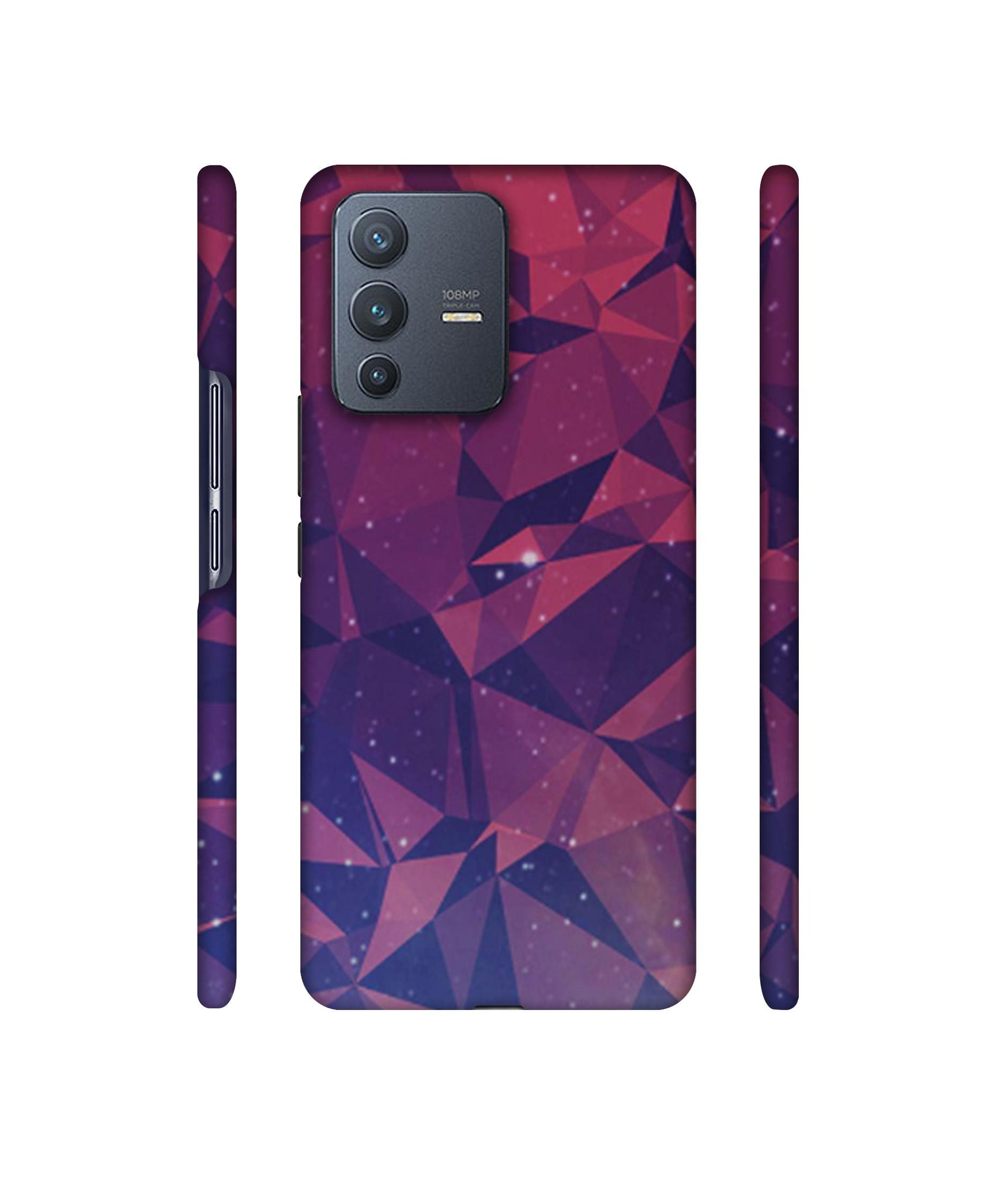Bad Color Shape Designer Hard Back Cover for Vivo V23 Pro 5G