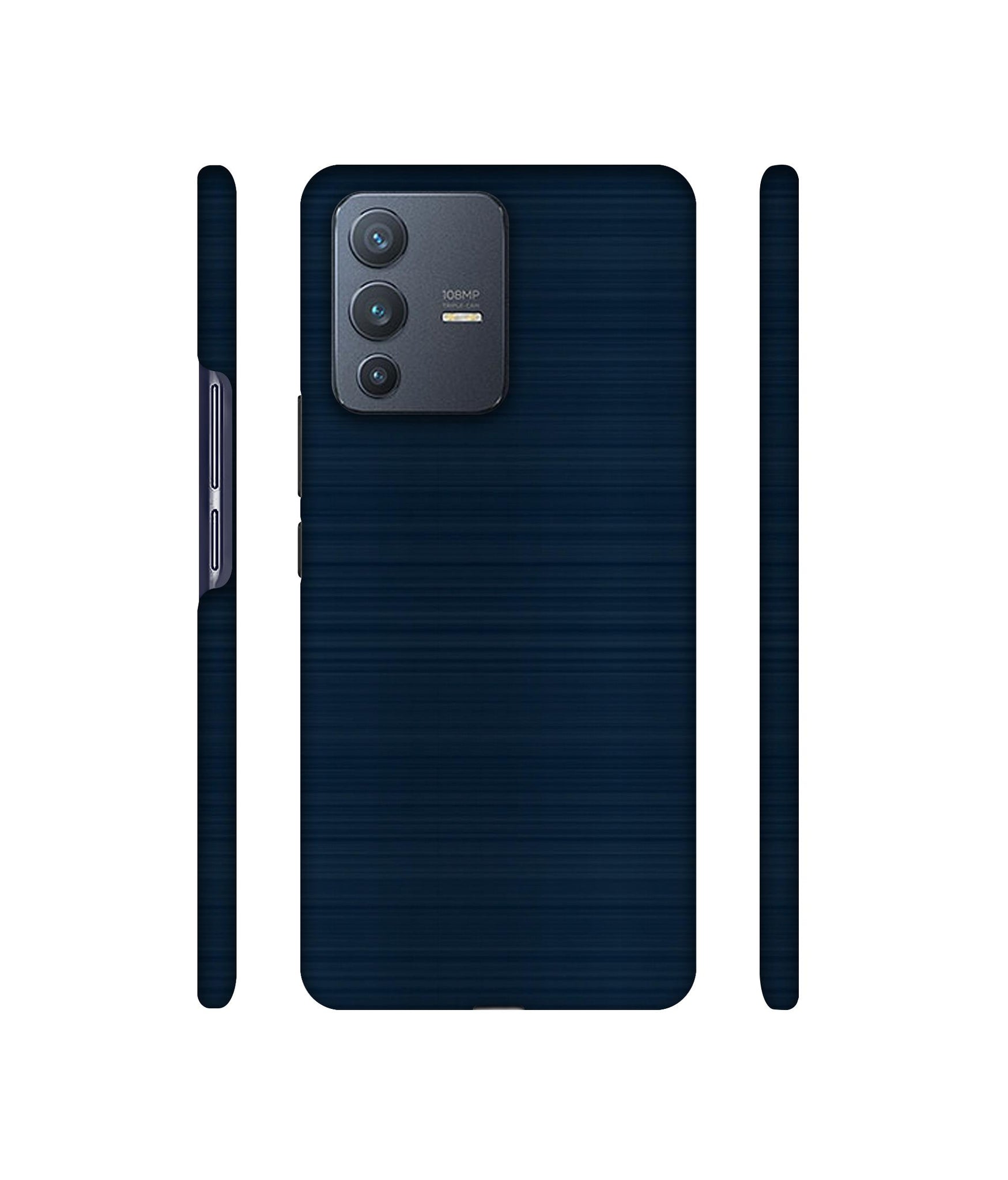 Blue Line Designer Hard Back Cover for Vivo V23 Pro 5G