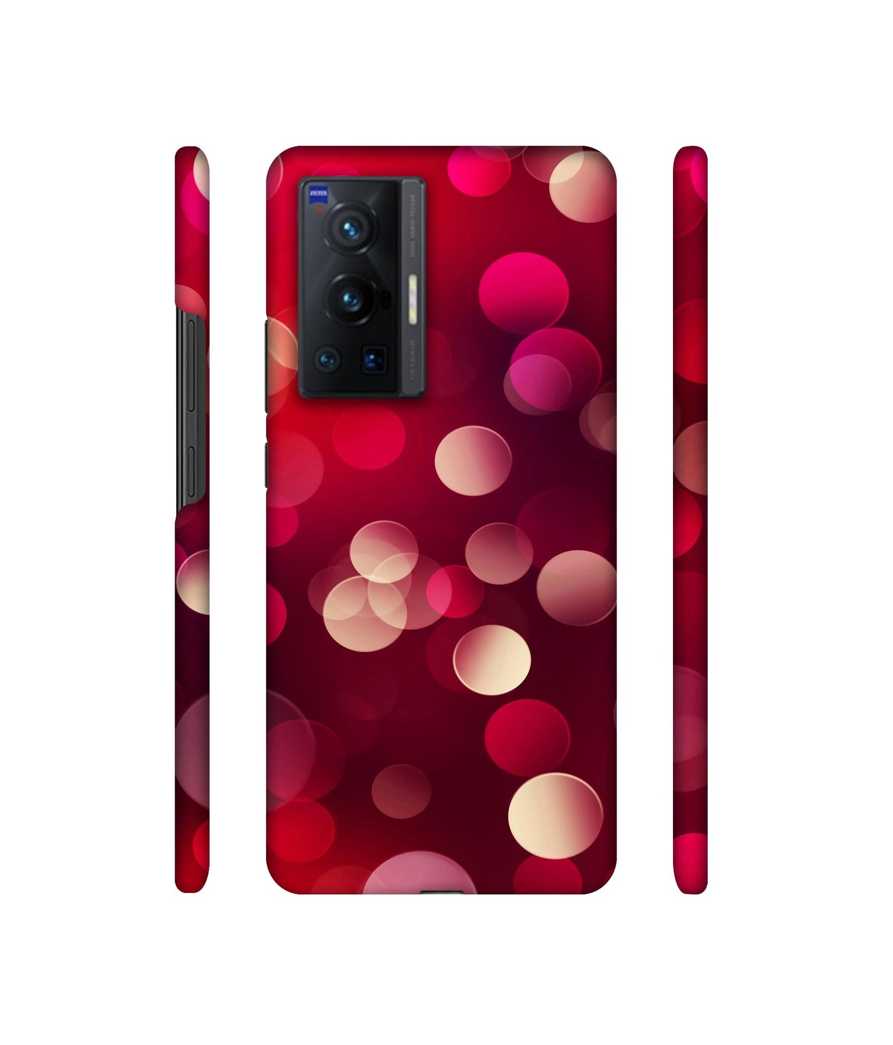 3D Circles Designer Hard Back Cover for Vivo X70 Pro 5G