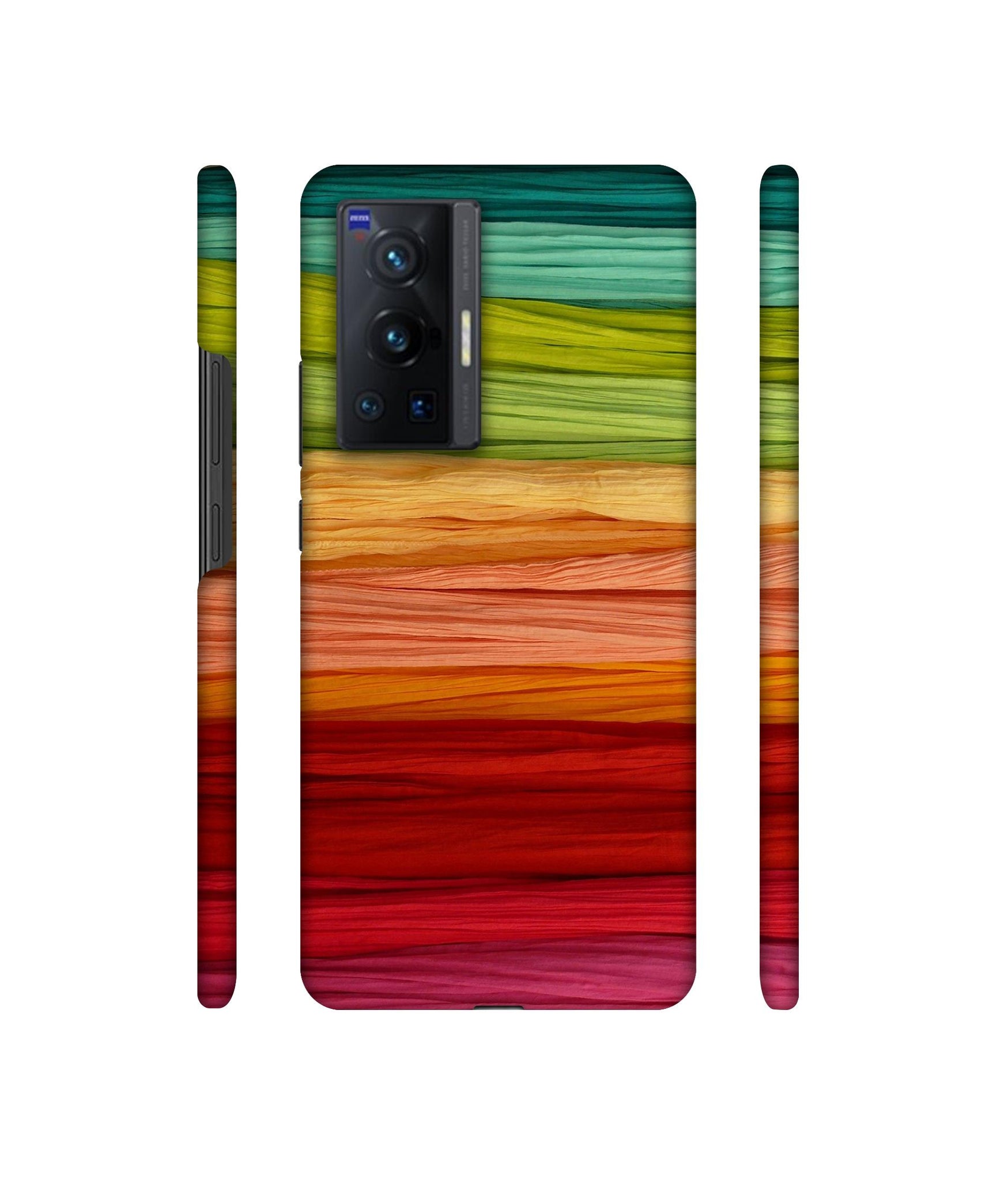 Colorful Thread Designer Hard Back Cover for Vivo X70 Pro 5G