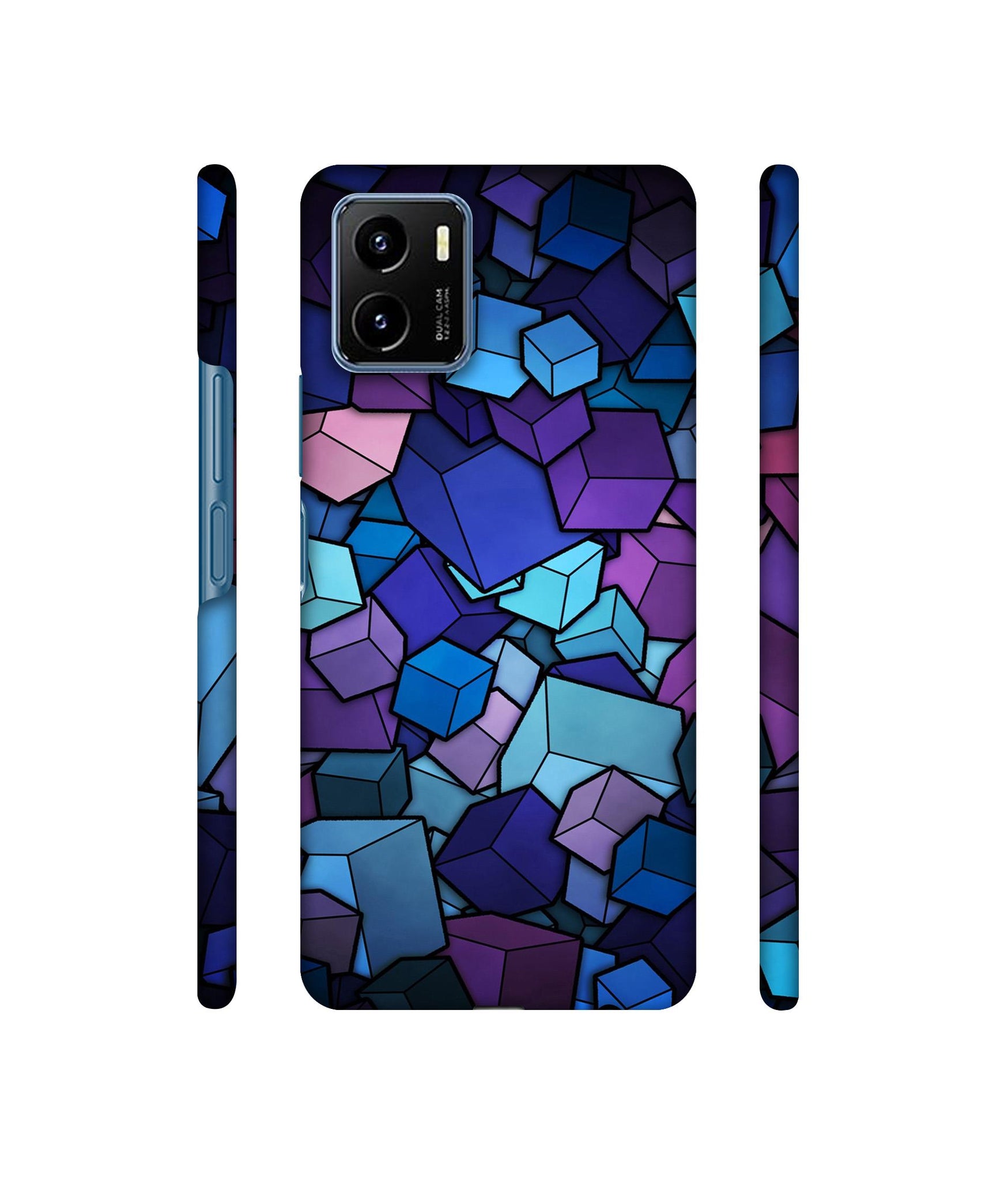 Color Box Designer Hard Back Cover for Vivo Y15s (2021)