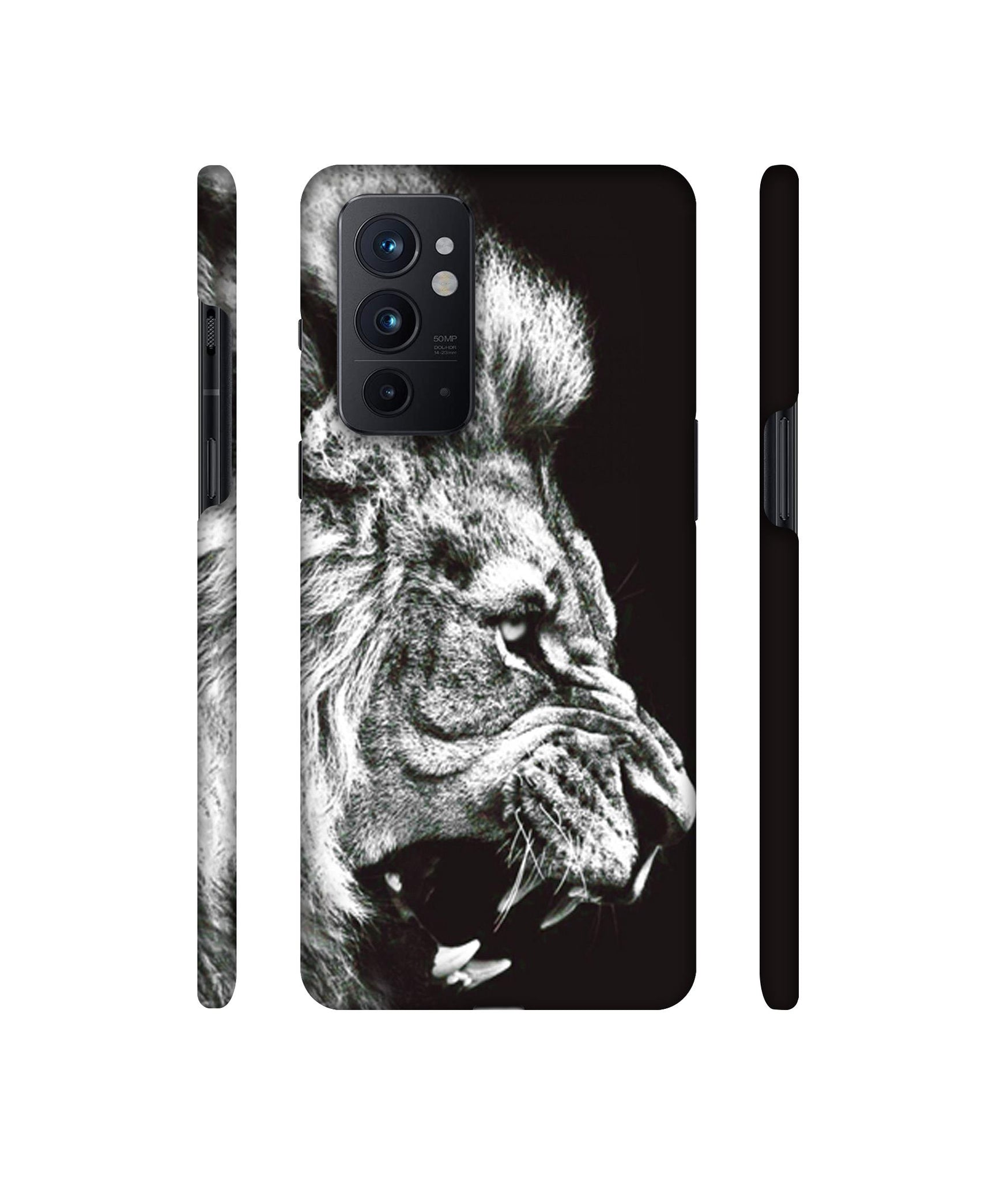 Angry Lion Designer Hard Back Cover for OnePlus 9RT 5G