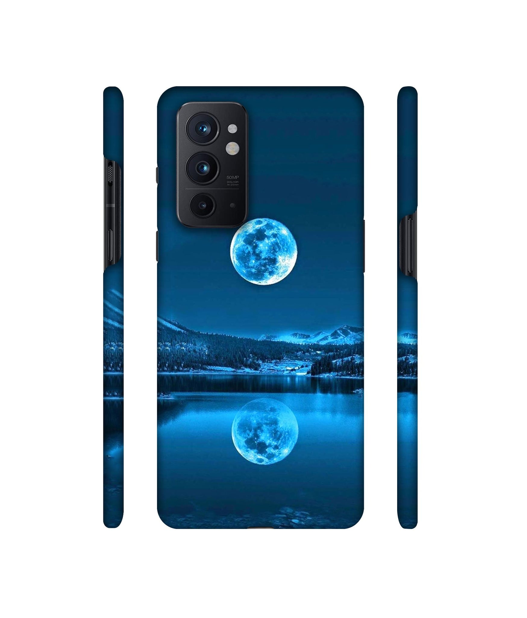 Awesome Moon Designer Hard Back Cover for OnePlus 9RT 5G