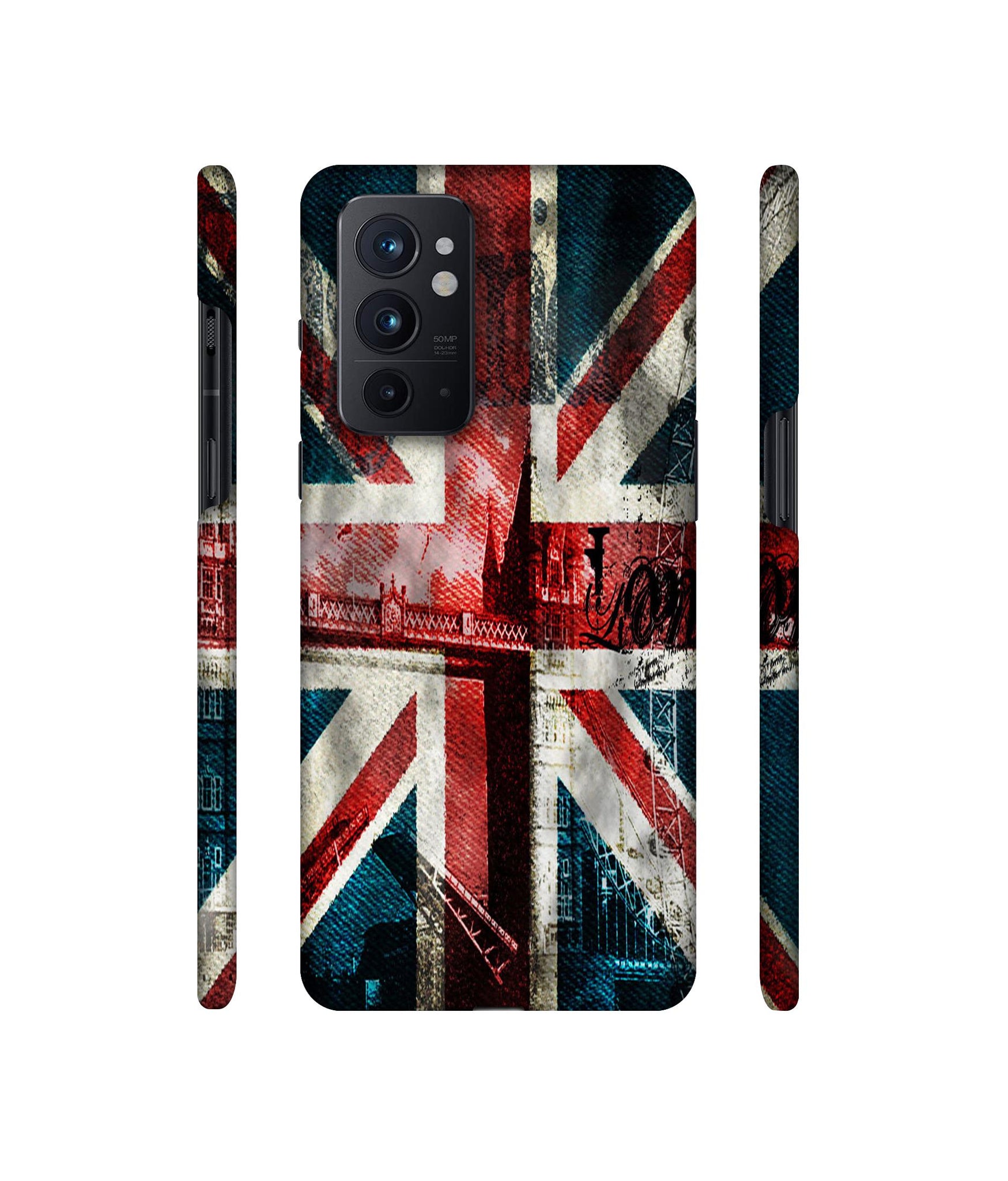 London Flag wallpaper Designer Hard Back Cover for OnePlus 9RT 5G