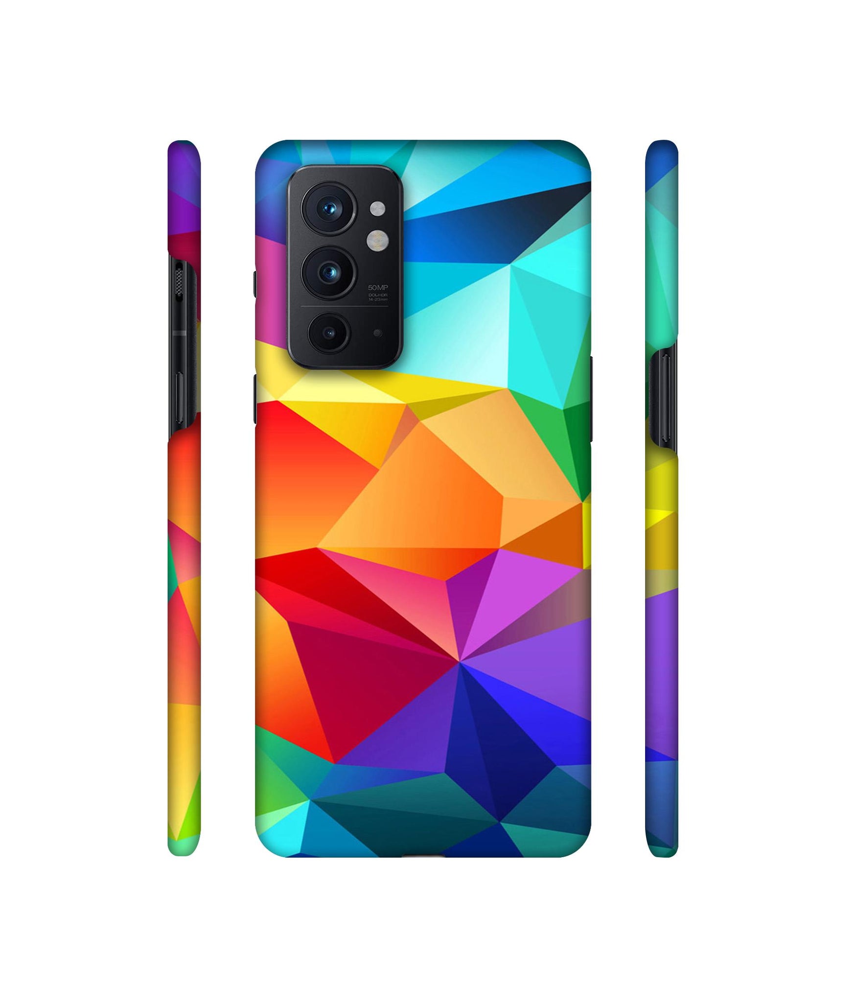 Colorful Pattern Designer Hard Back Cover for OnePlus 9RT 5G