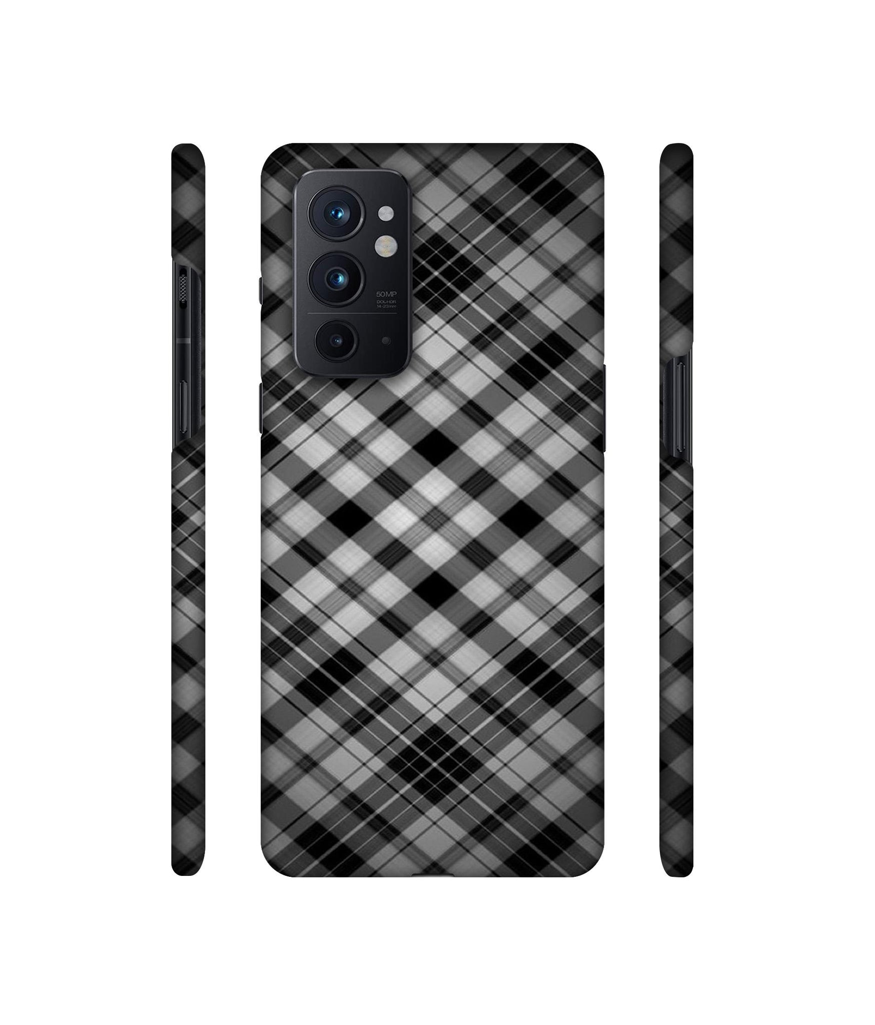 Black Stripes Pattern Designer Hard Back Cover for OnePlus 9RT 5G