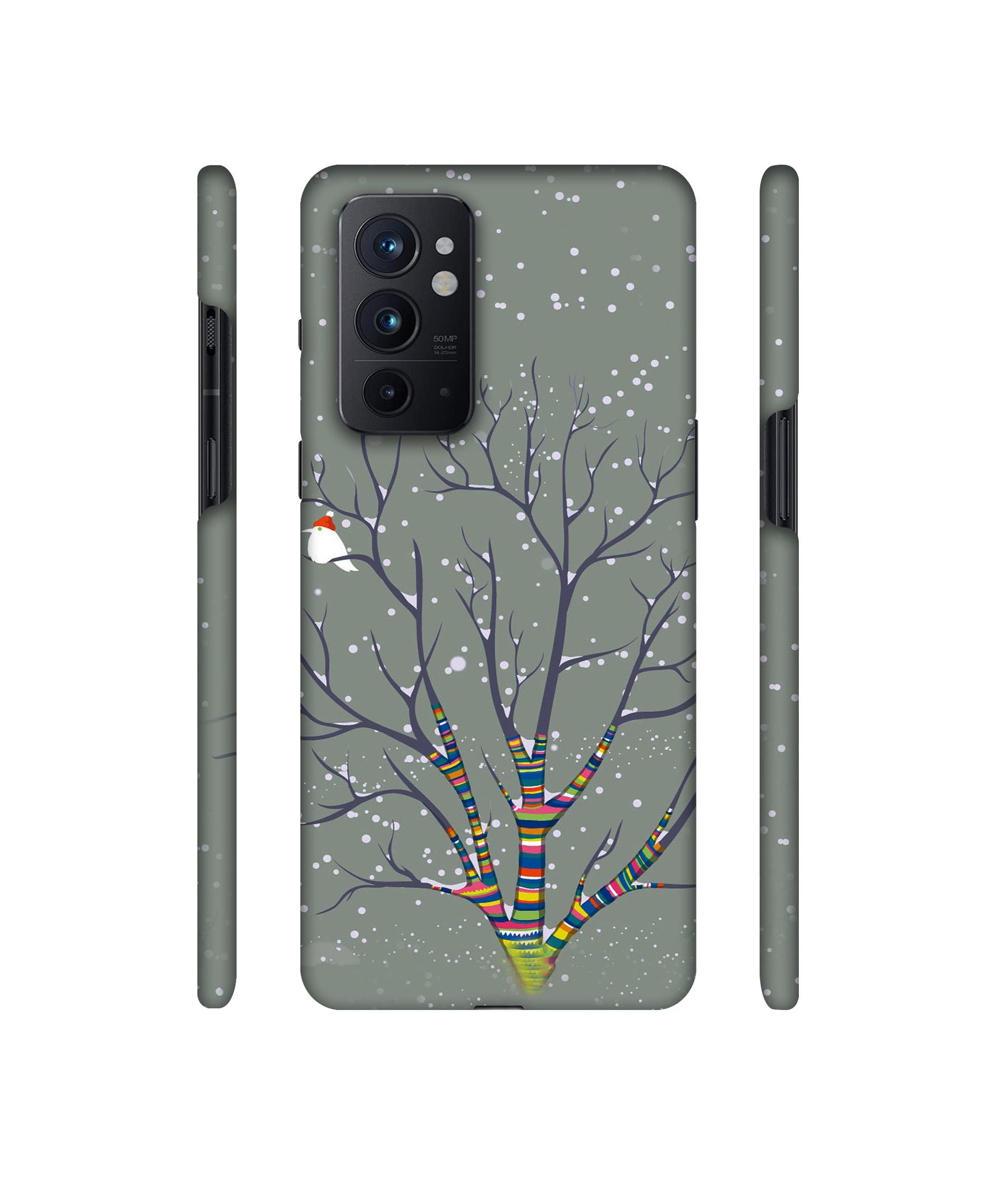 Winter Pattern Print Designer Hard Back Cover for OnePlus 9RT 5G