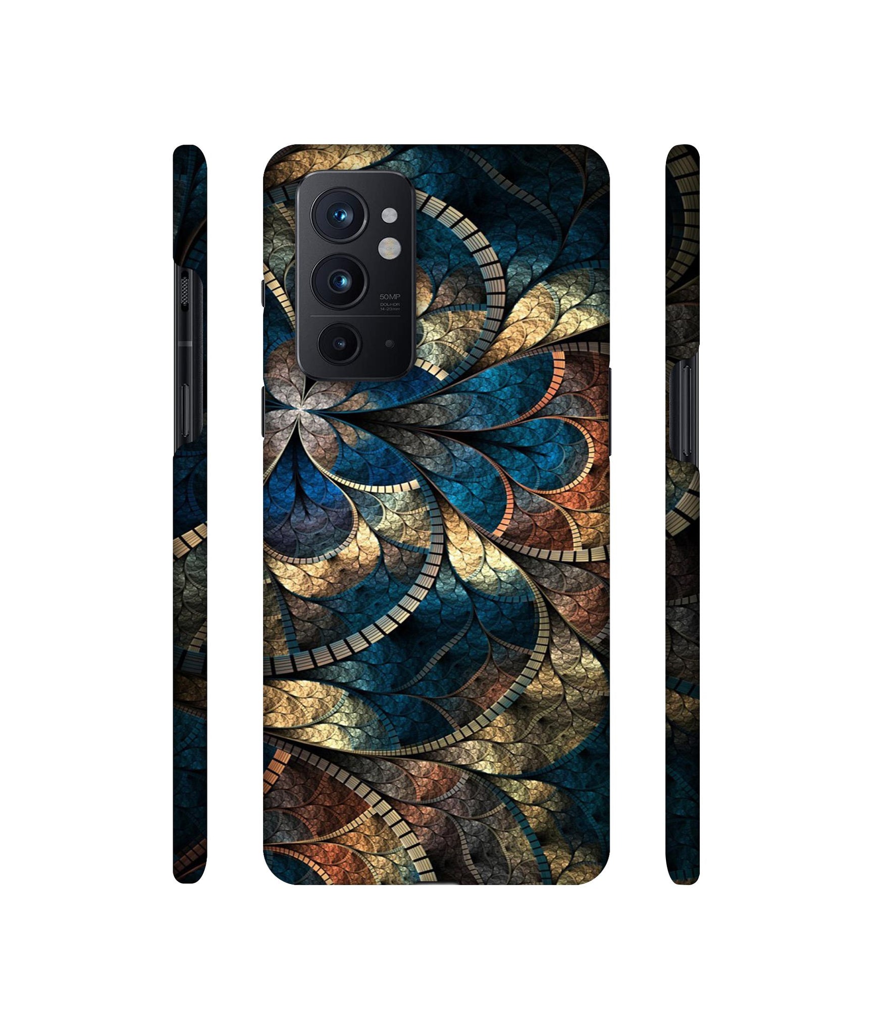 Fractional Pattern Designer Hard Back Cover for OnePlus 9RT 5G