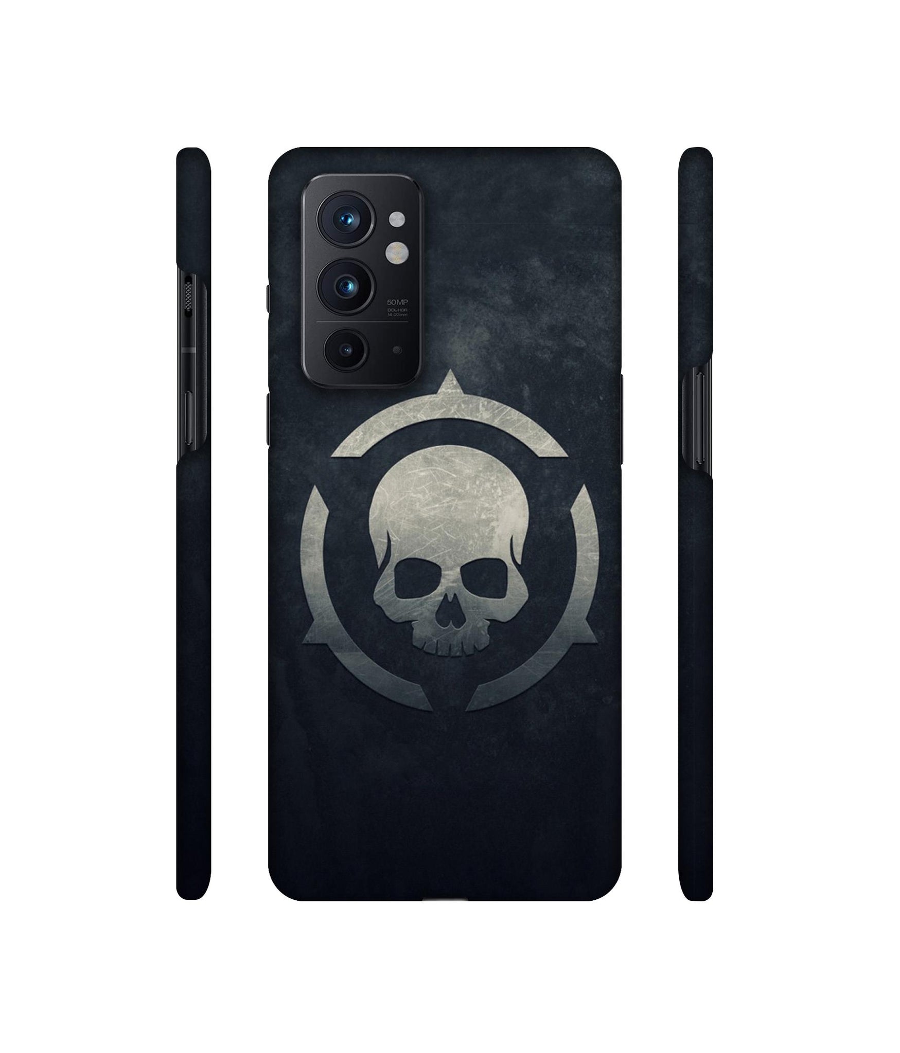 Skull Pattern Print Designer Hard Back Cover for OnePlus 9RT 5G