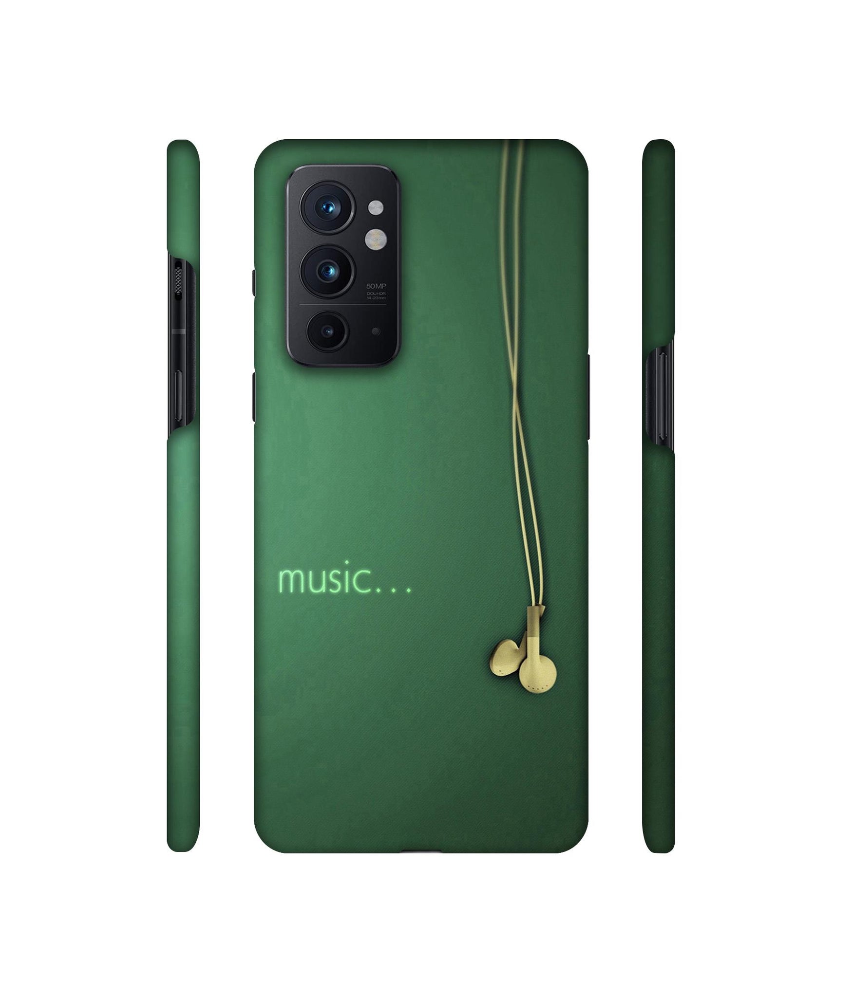 Headphone Music Designer Hard Back Cover for OnePlus 9RT 5G