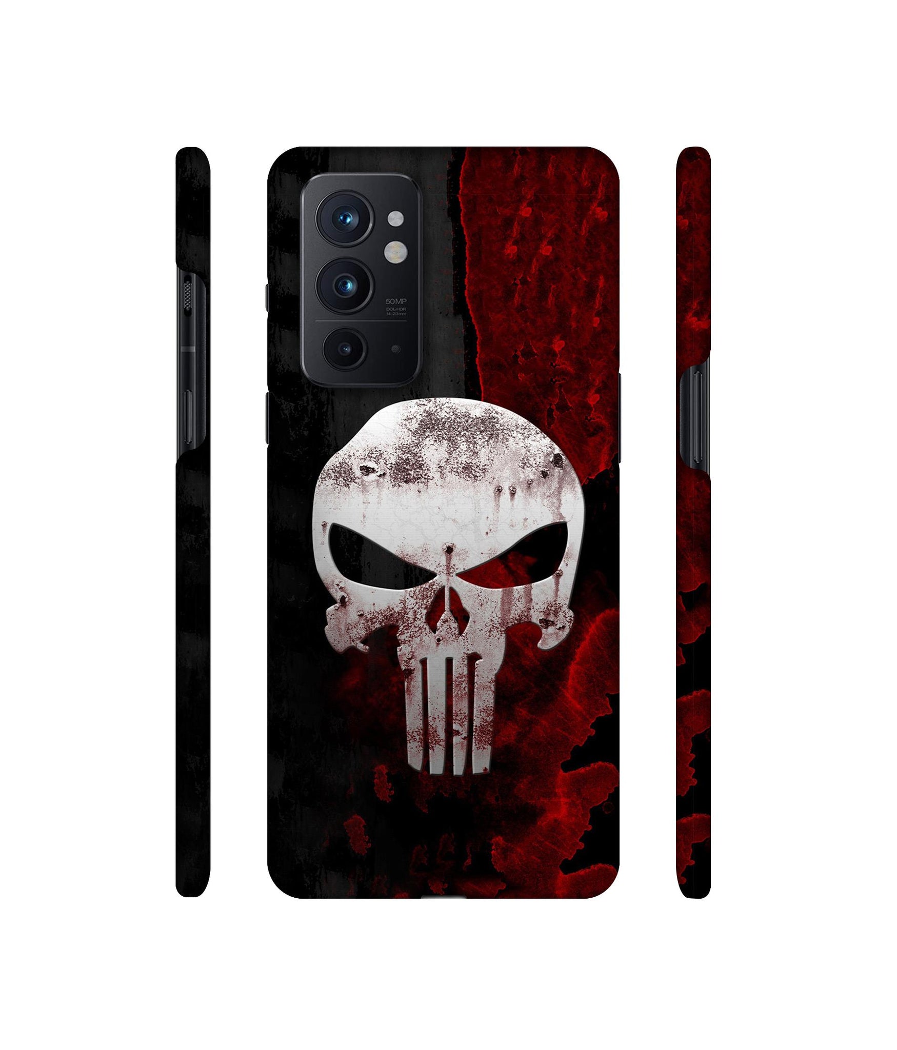 Punisher Skull Designer Hard Back Cover for OnePlus 9RT 5G
