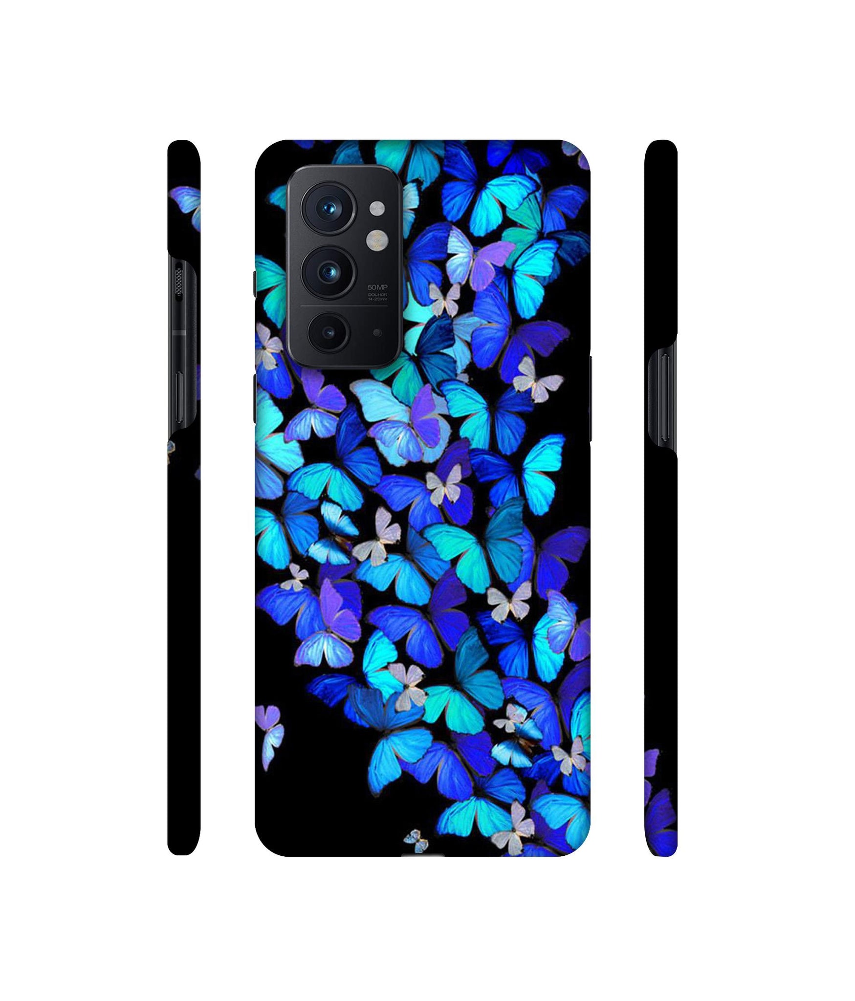Butterfly Pattern Designer Hard Back Cover for OnePlus 9RT 5G