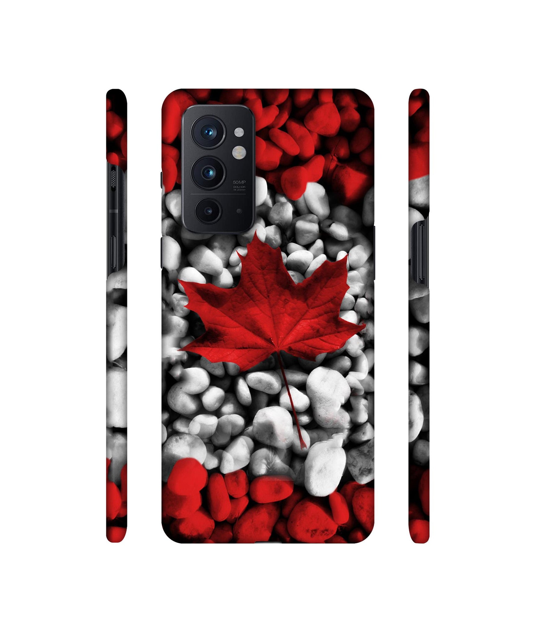 Canada Leaves Flag Designer Hard Back Cover for OnePlus 9RT 5G