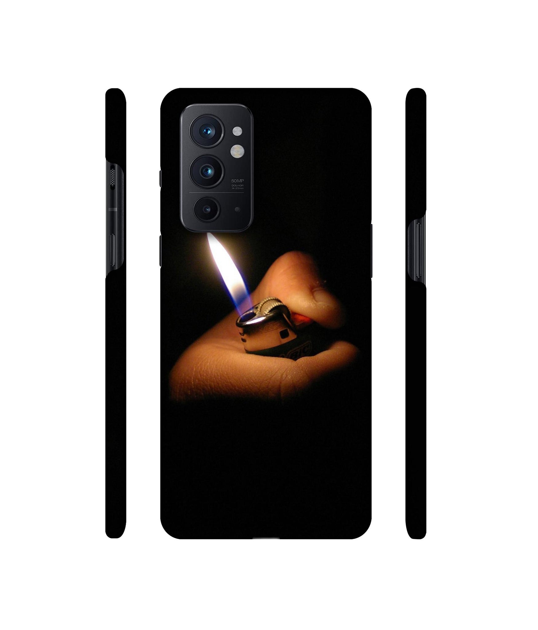 Lighter Flames Designer Hard Back Cover for OnePlus 9RT 5G