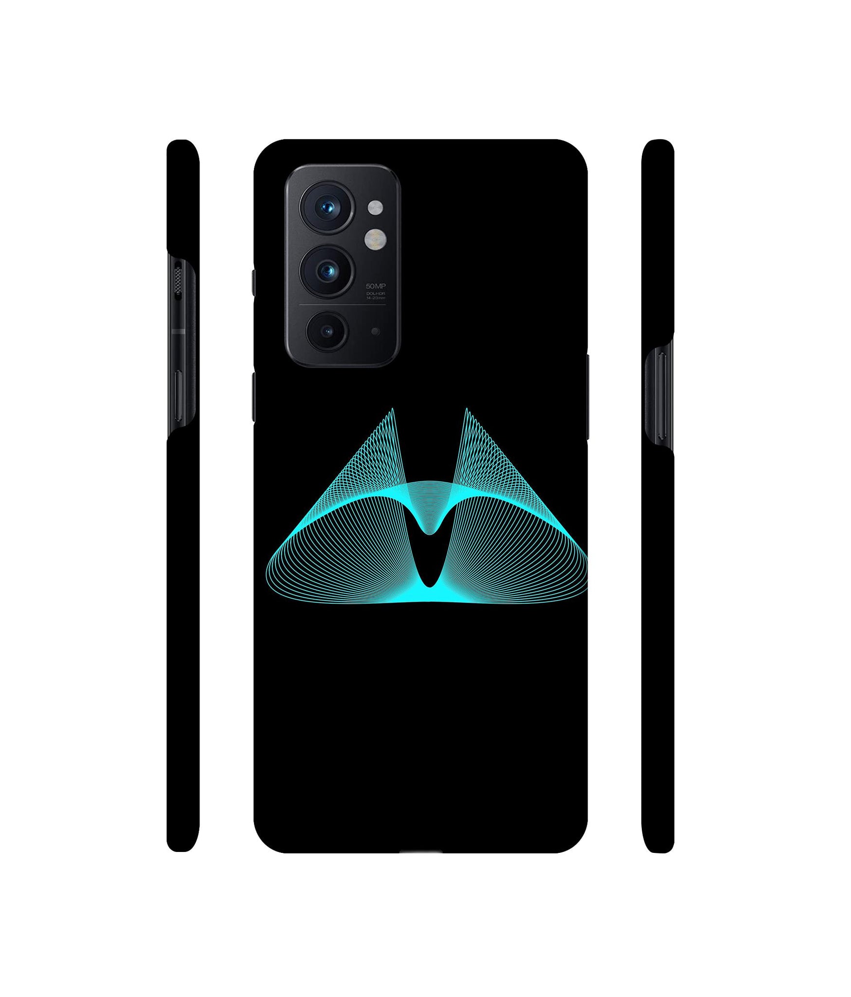 Mesh Shape Glitter Designer Hard Back Cover for OnePlus 9RT 5G