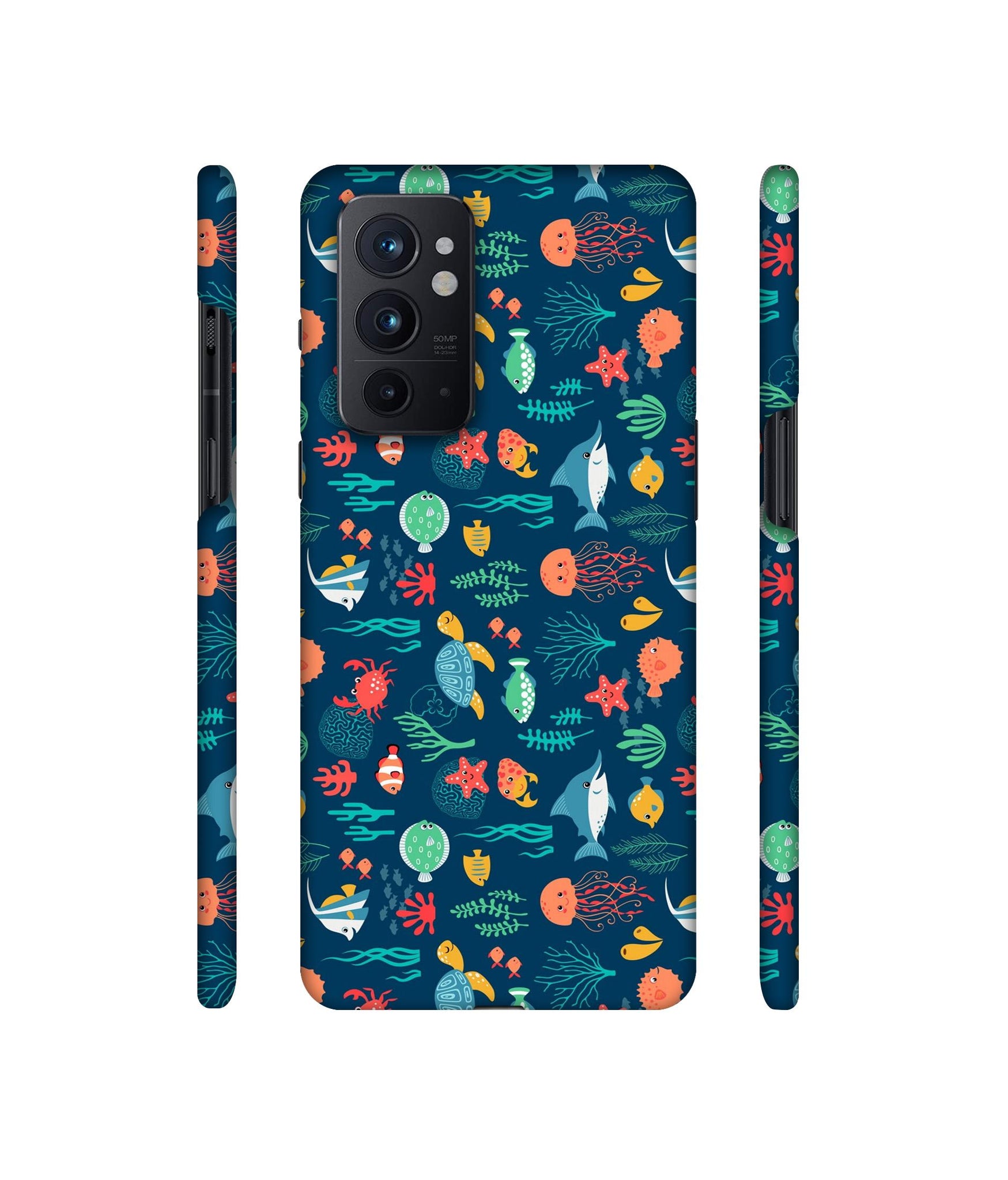 Aquarium Texture Designer Hard Back Cover for OnePlus 9RT 5G