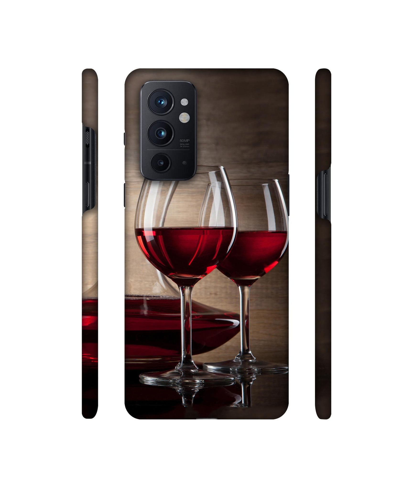 Wine Glass Designer Hard Back Cover for OnePlus 9RT 5G