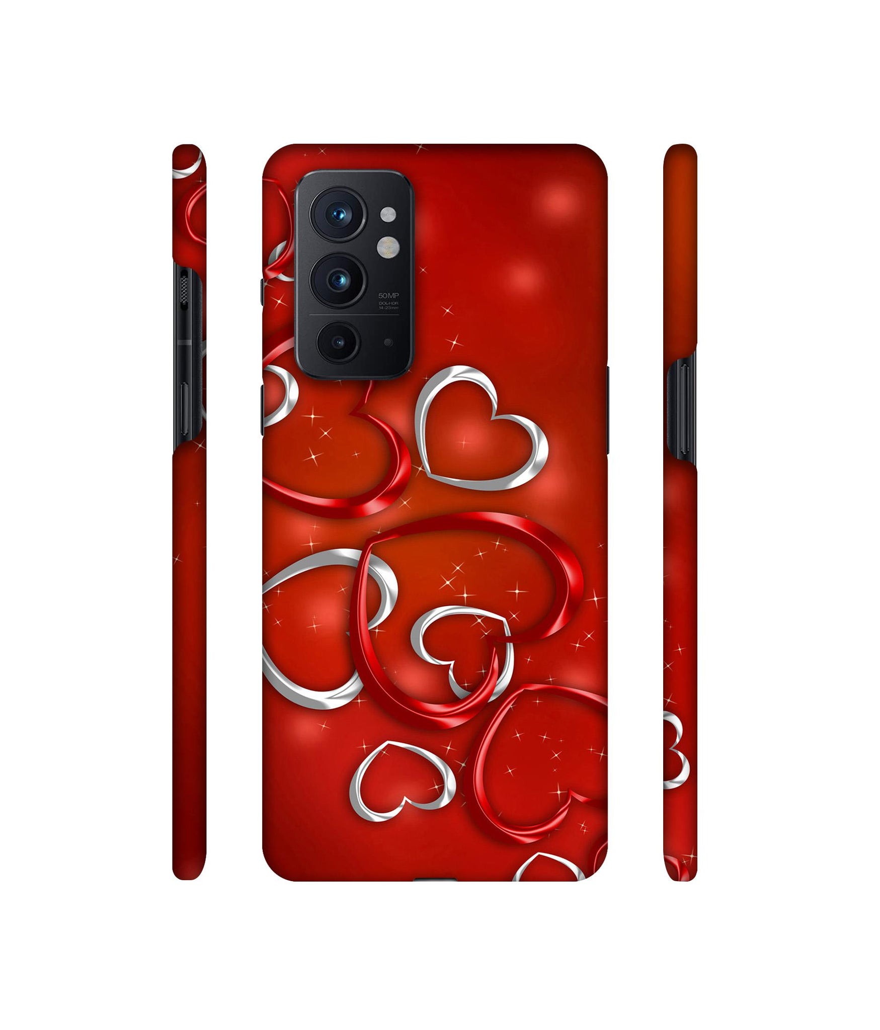 Hearts Designer Hard Back Cover for OnePlus 9RT 5G