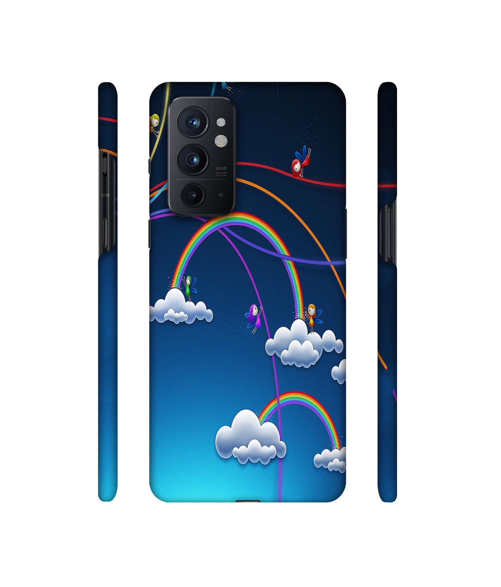 Rainbow Designer Hard Back Cover for OnePlus 9RT 5G