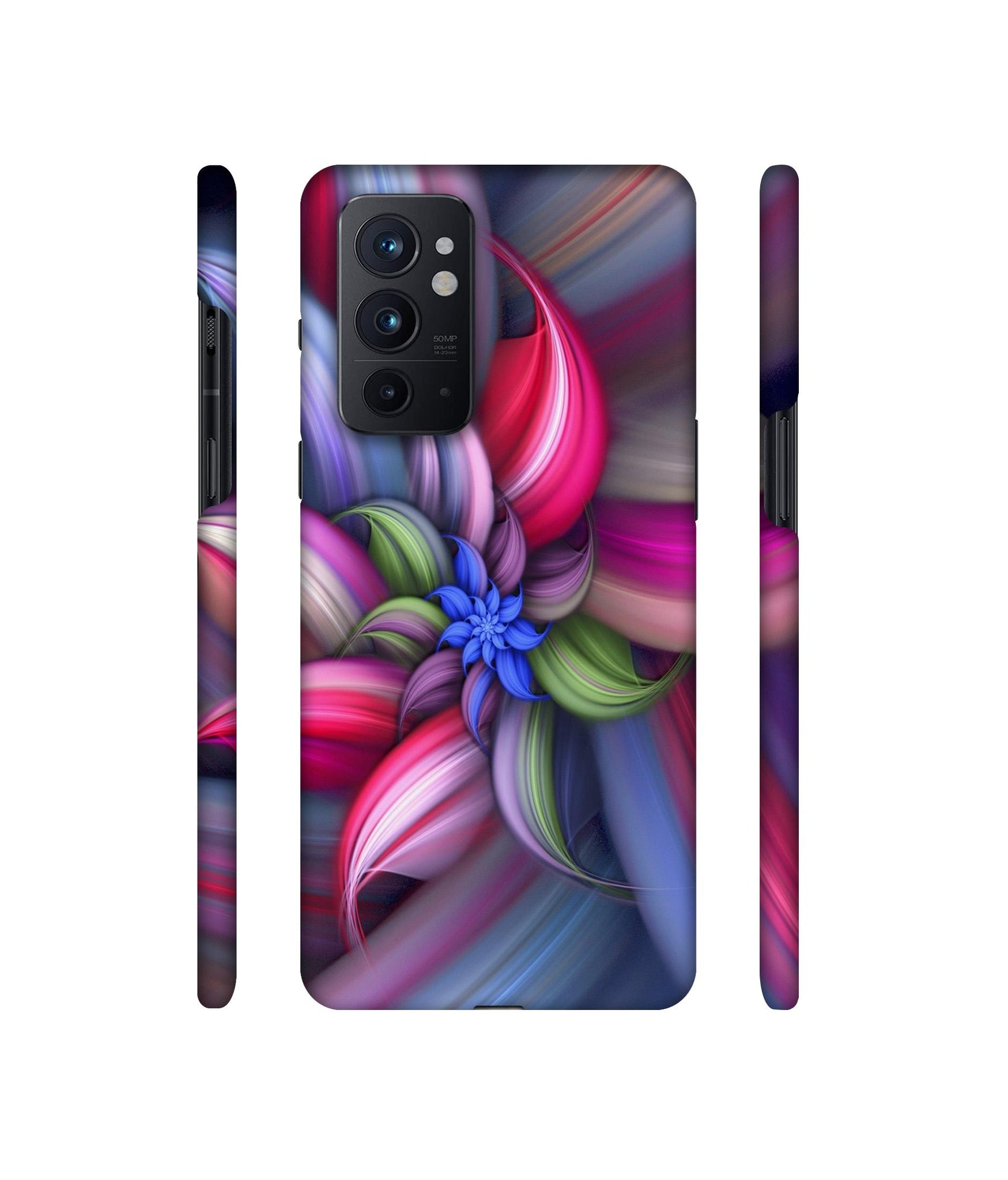 Colorful Flower Designer Hard Back Cover for OnePlus 9RT 5G