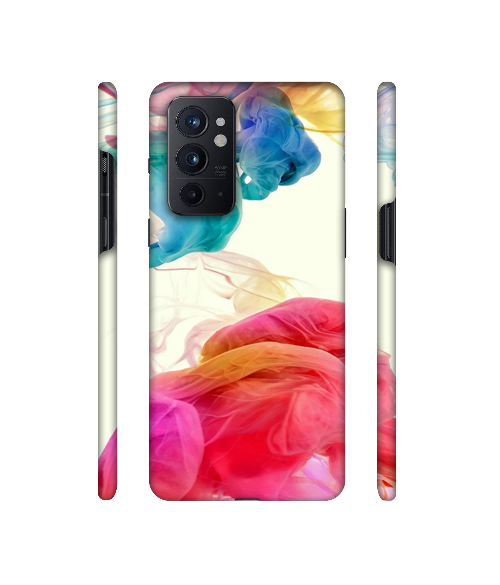 Colored Smoke Designer Hard Back Cover for OnePlus 9RT 5G
