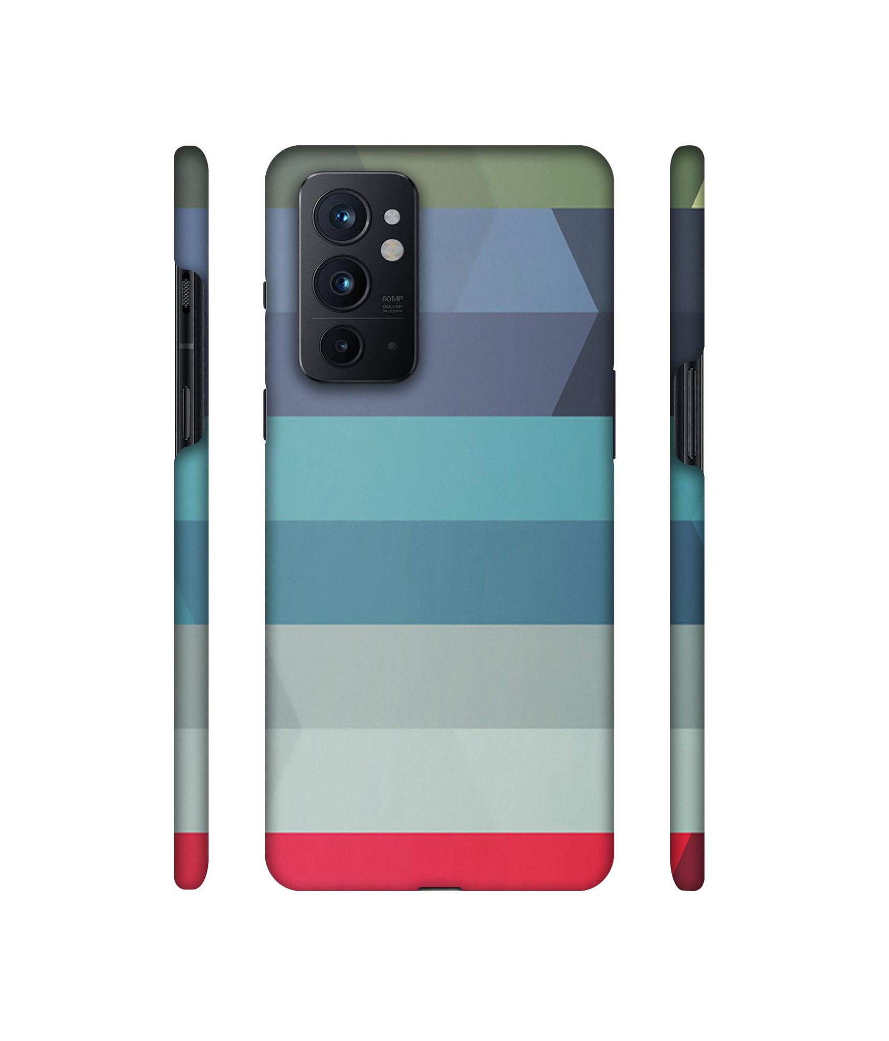 Colorful Lines Designer Hard Back Cover for OnePlus 9RT 5G