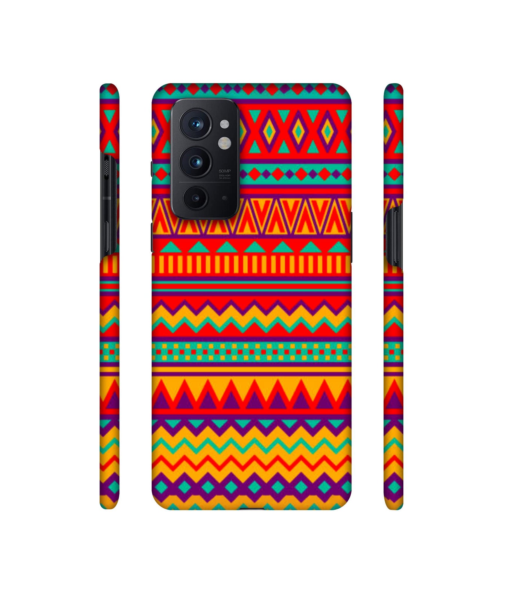 Multicolor Rangoli Art Designer Hard Back Cover for OnePlus 9RT 5G