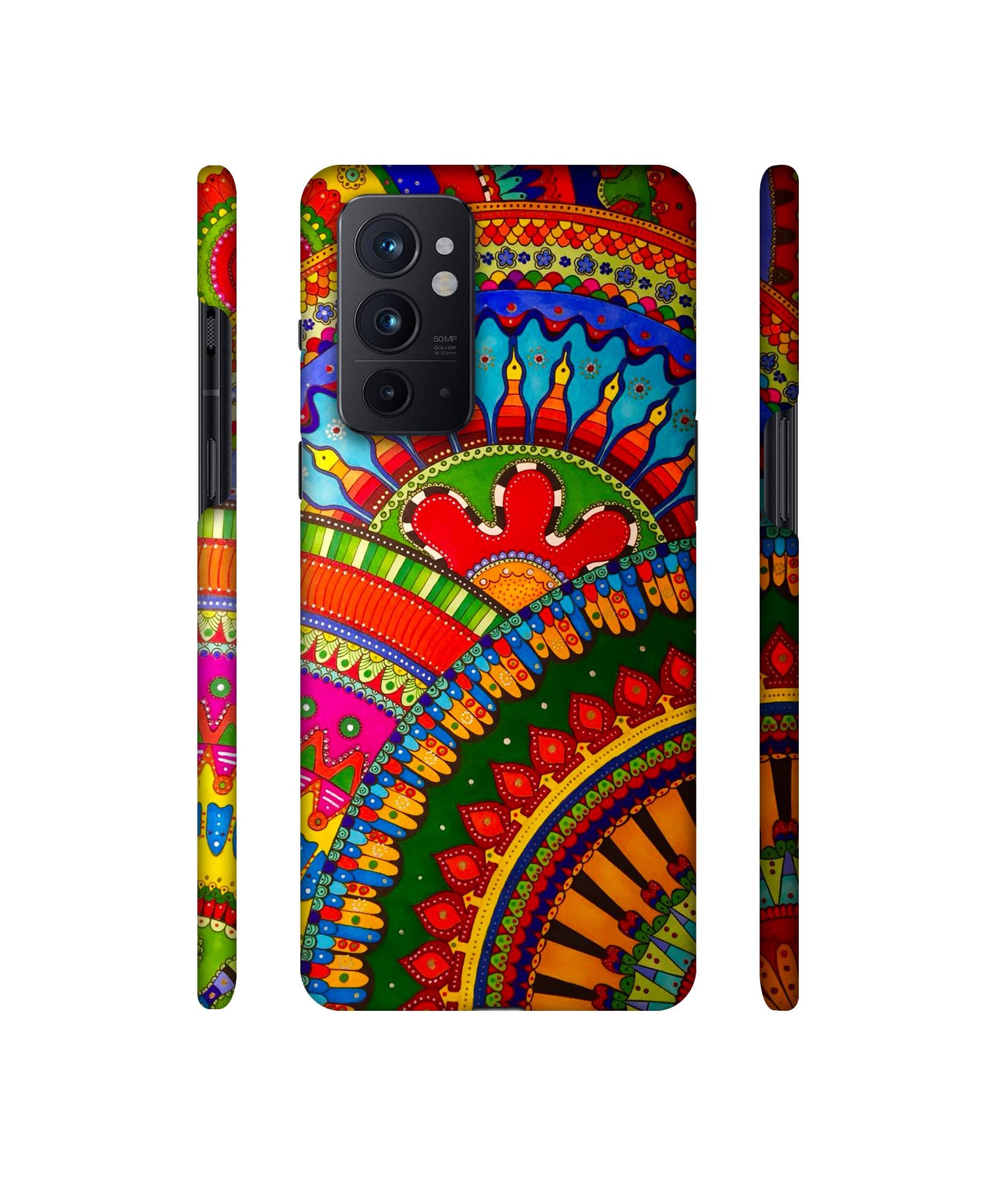 Rajasthani Rangoli Art Designer Hard Back Cover for OnePlus 9RT 5G
