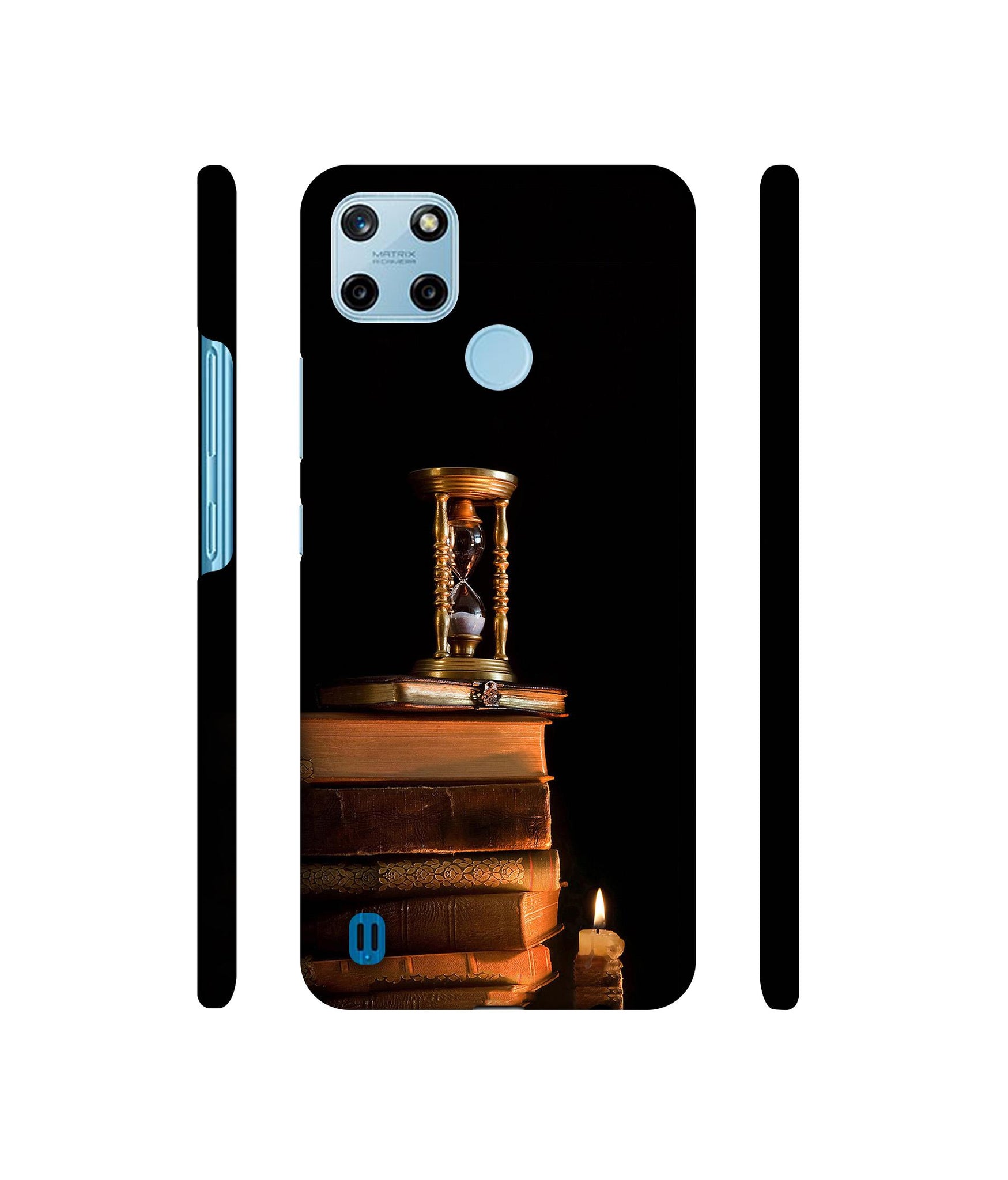 Magic Candles Books Designer Hard Back Cover for Realme C25Y 4G