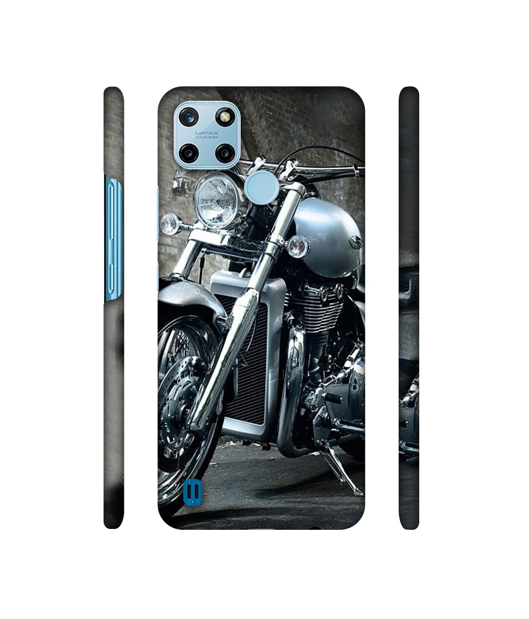 Motorcycle Designer Hard Back Cover for Realme C25Y 4G