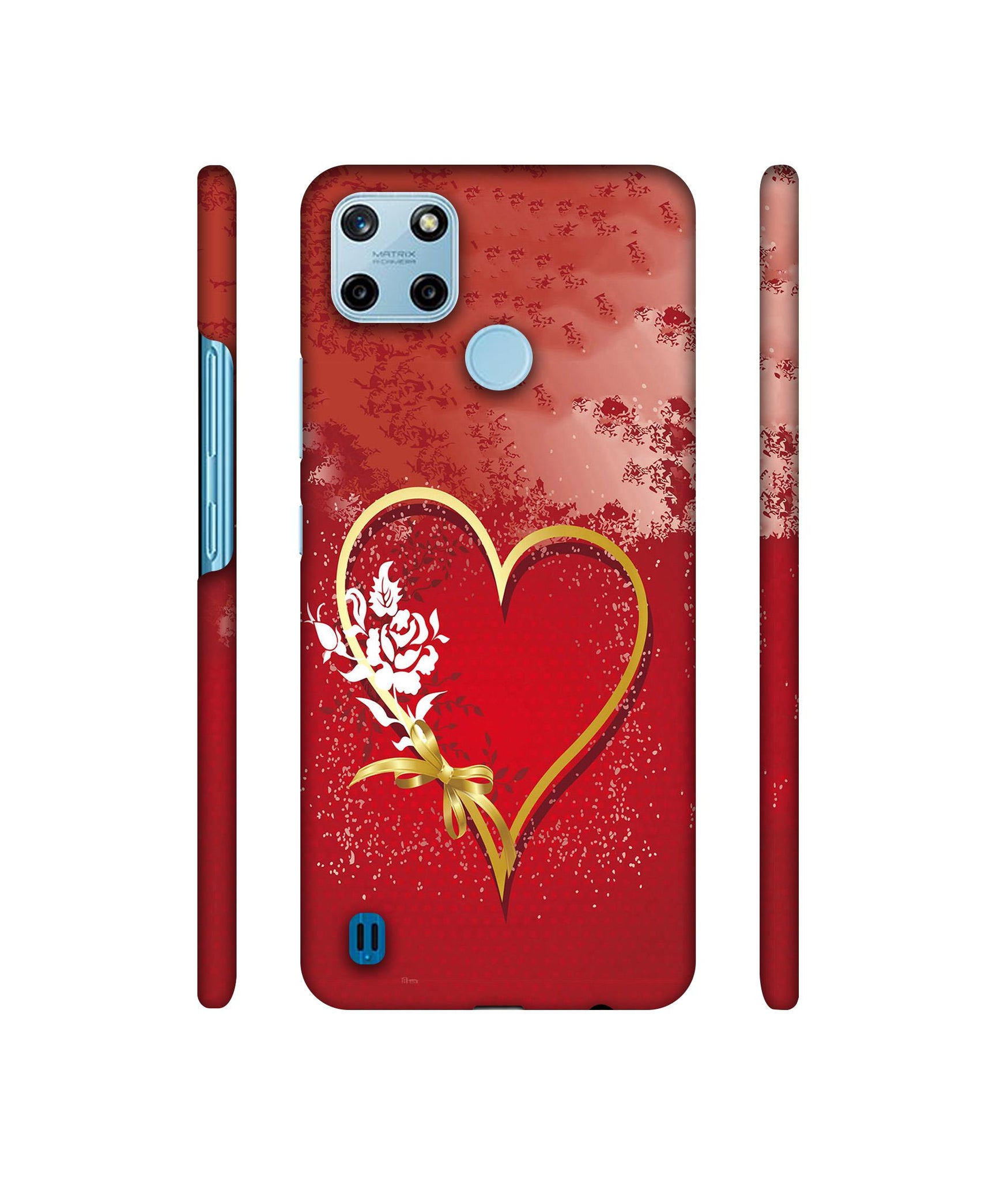 Love Rose Designer Hard Back Cover for Realme C25Y 4G