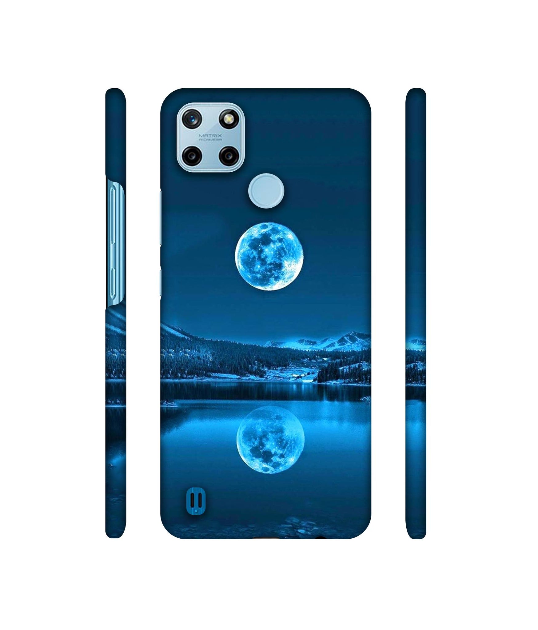 Awesome Moon Designer Hard Back Cover for Realme C25Y 4G