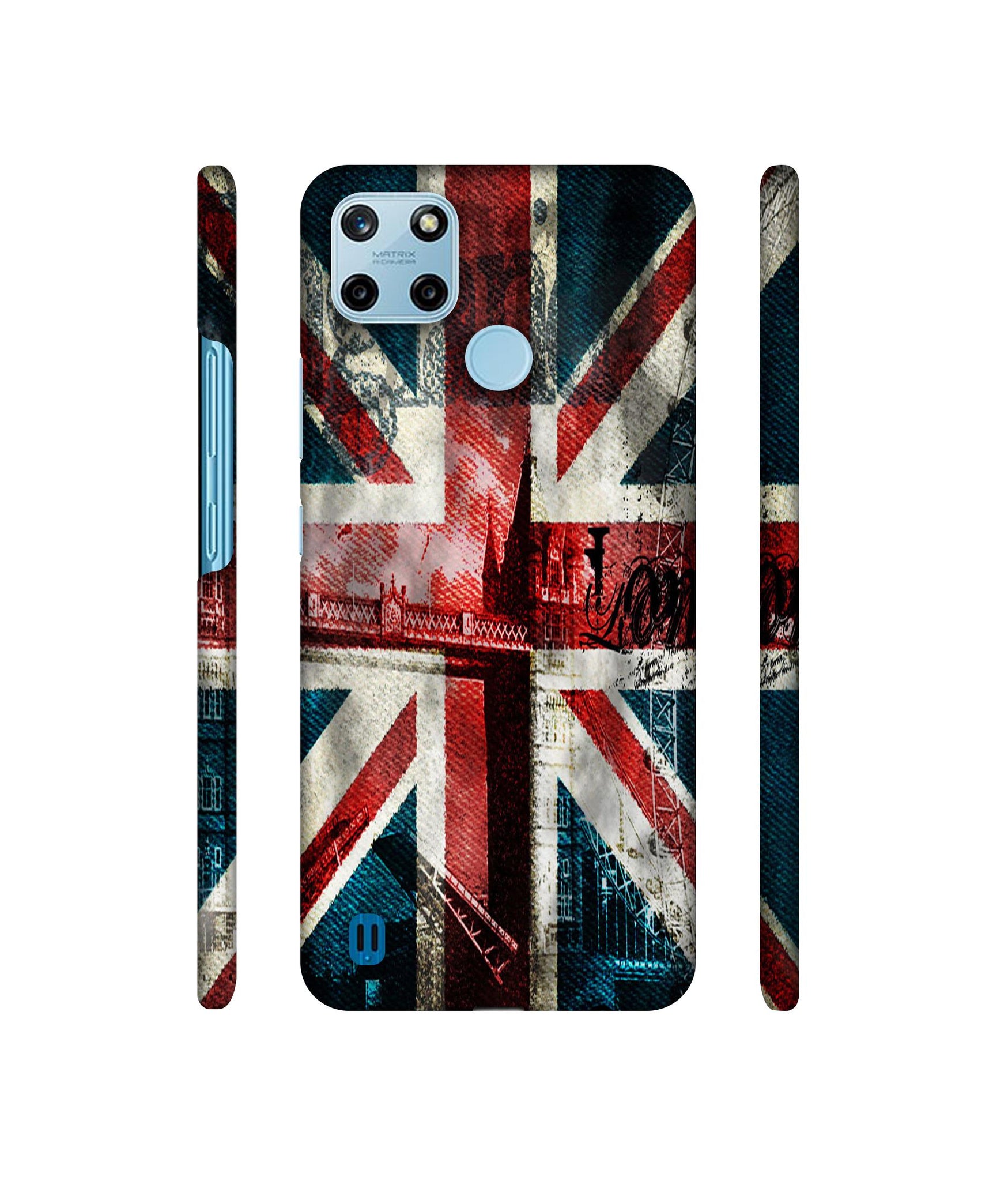 London Flag wallpaper Designer Hard Back Cover for Realme C25Y 4G