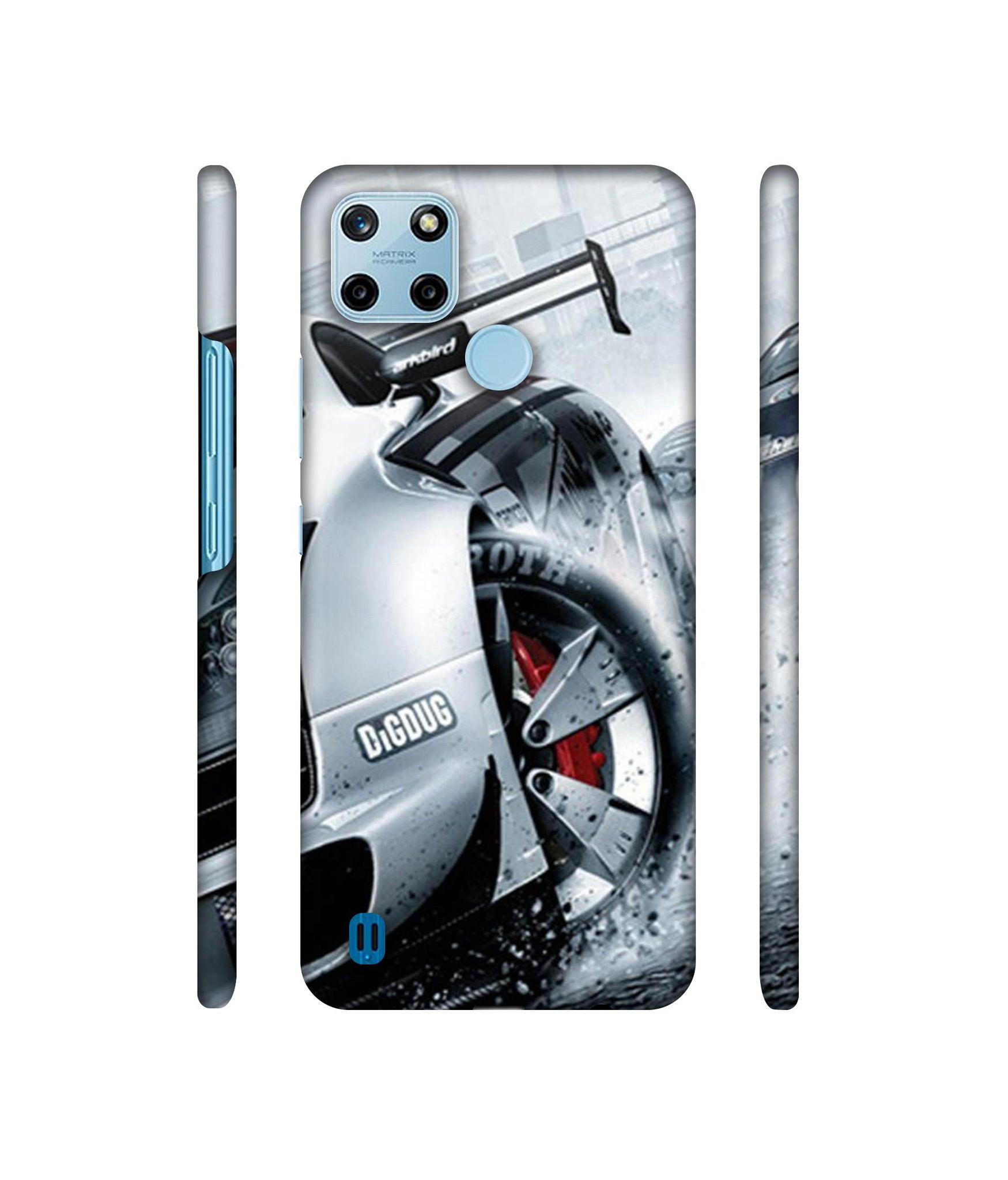 Drift Sport Print Designer Hard Back Cover for Realme C25Y 4G