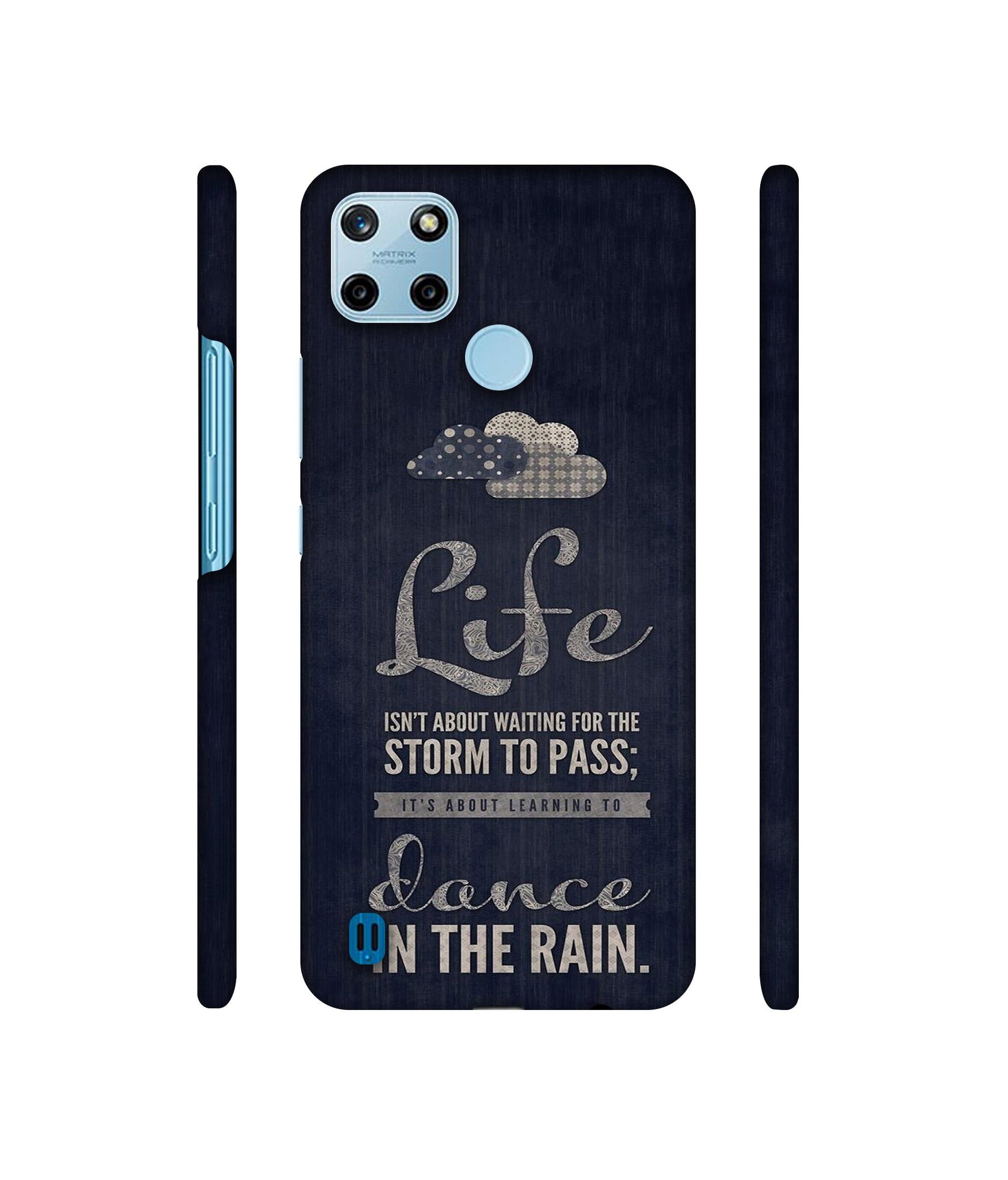 Life in The Rain Designer Hard Back Cover for Realme C25Y 4G